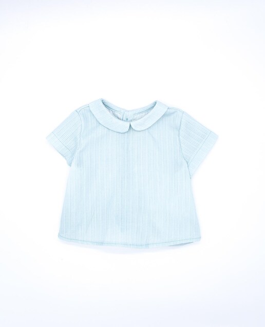 Imagen 0 de Camisa de bebé 100% algodón de manga corta