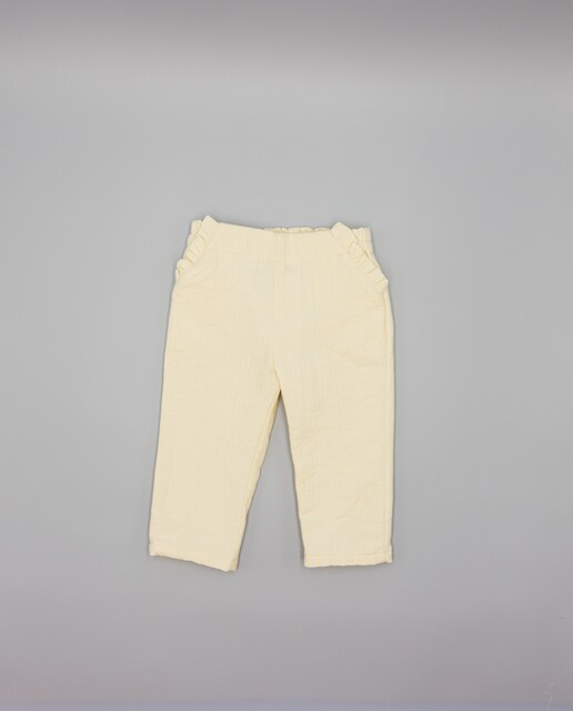 Imagen 0 de Pantalón de bebé con volante en bolsillo