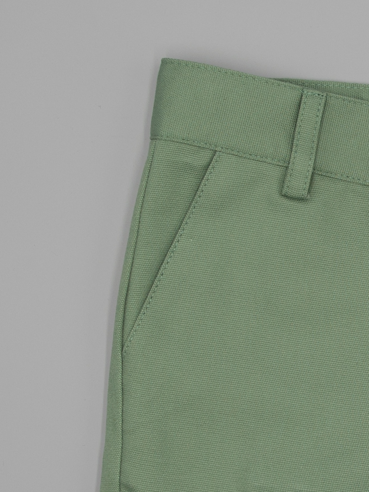 Bermuda de niño lino con bolsillos ojal y cintura ajustable - Fina Ejerique - Verde Oliva Verde Oliva-4