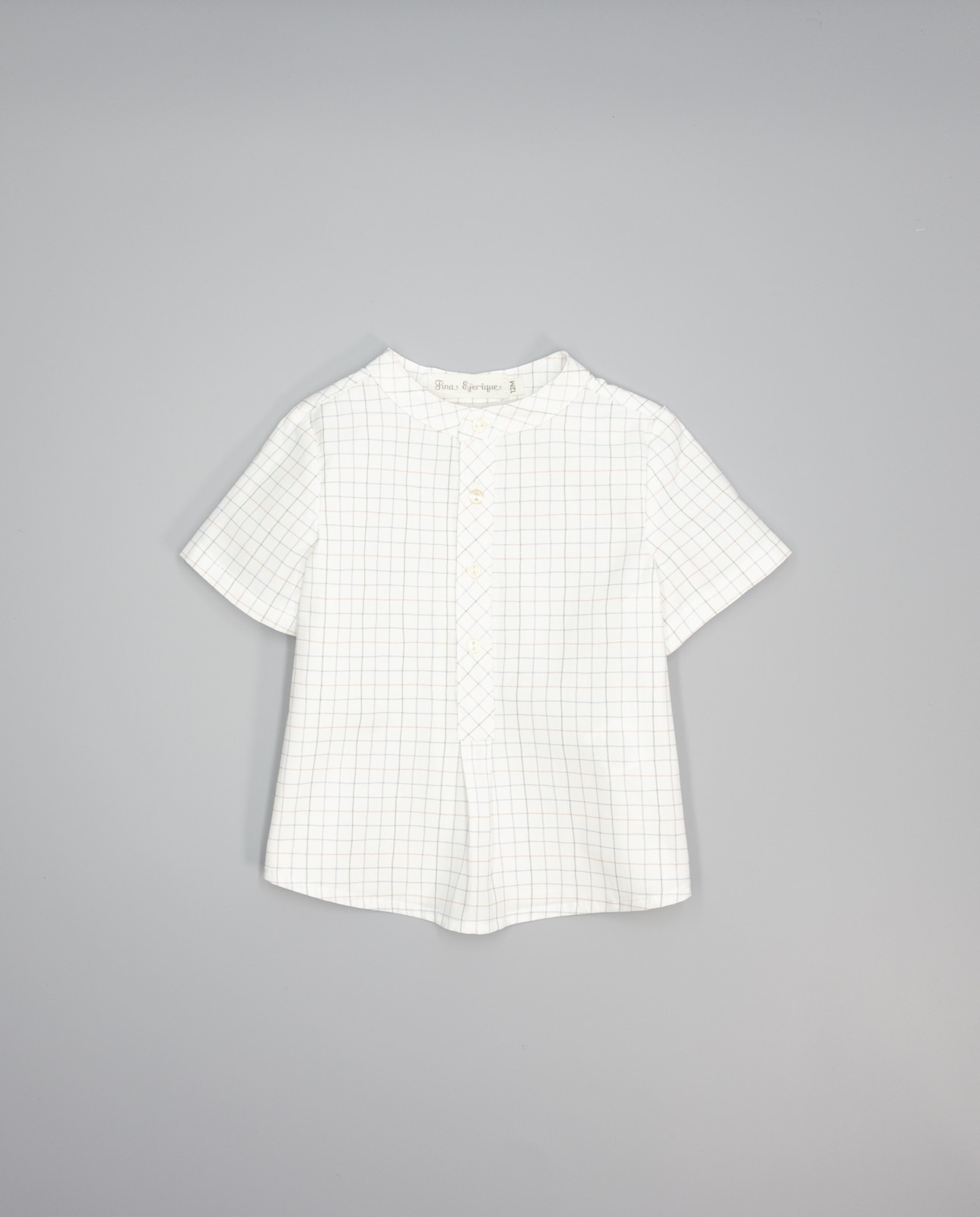 Camisa de bebé niño de algodón - Fina Ejerique - Crudo Crudo-3