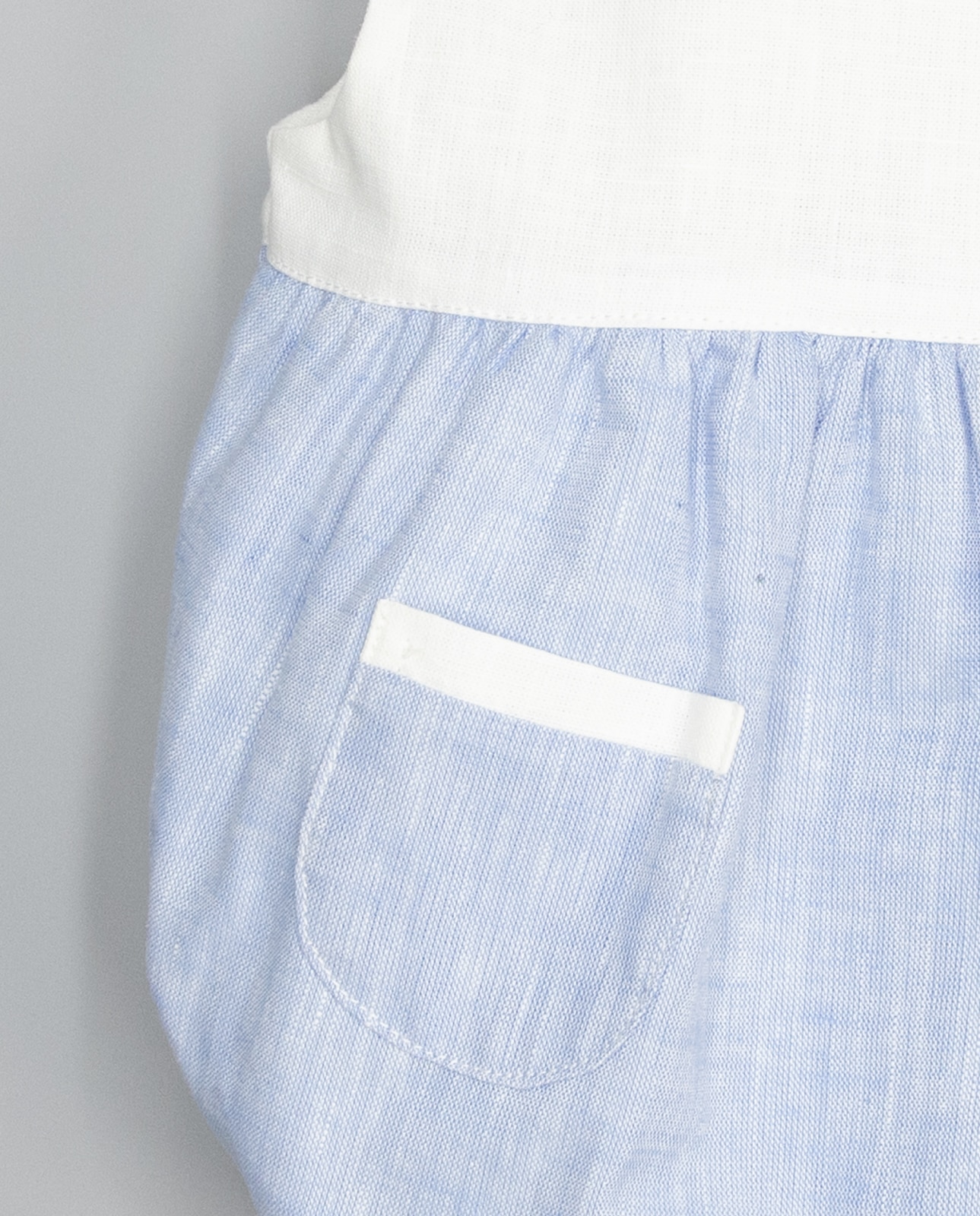 Pelele de bebé niño de algodón - Fina Ejerique - Azul Azul-2