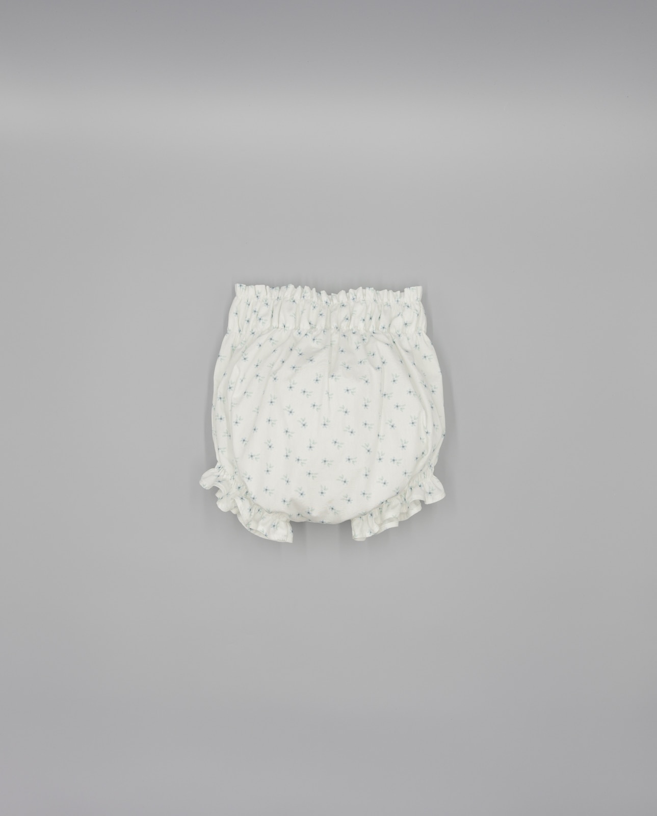 Imagen 0 de Ranita de bebé con estampado floral y cintura elástica Blanco
