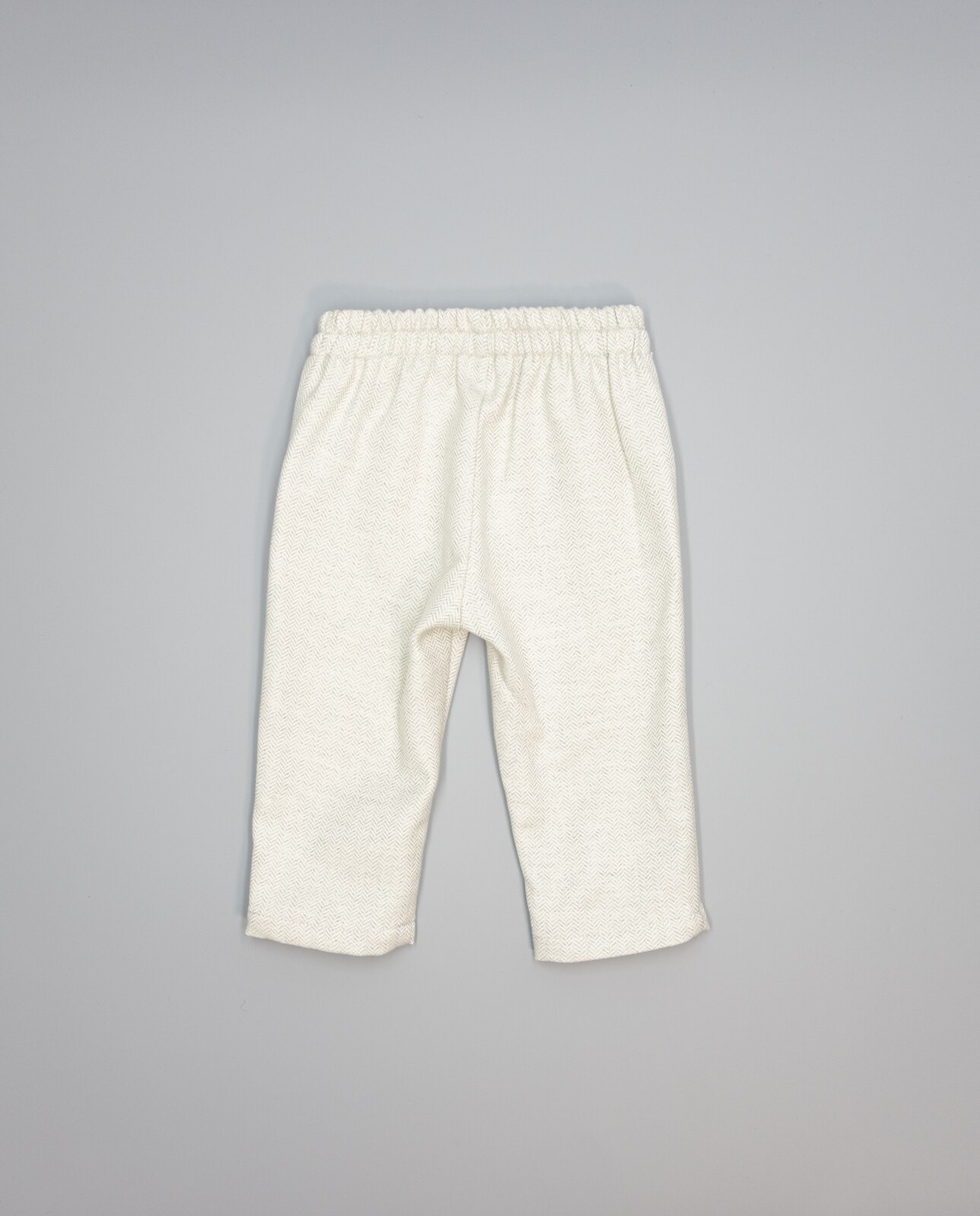 Pantalón niño gris de espiga con bolsillos - Fina Ejerique - Gris Gris-2