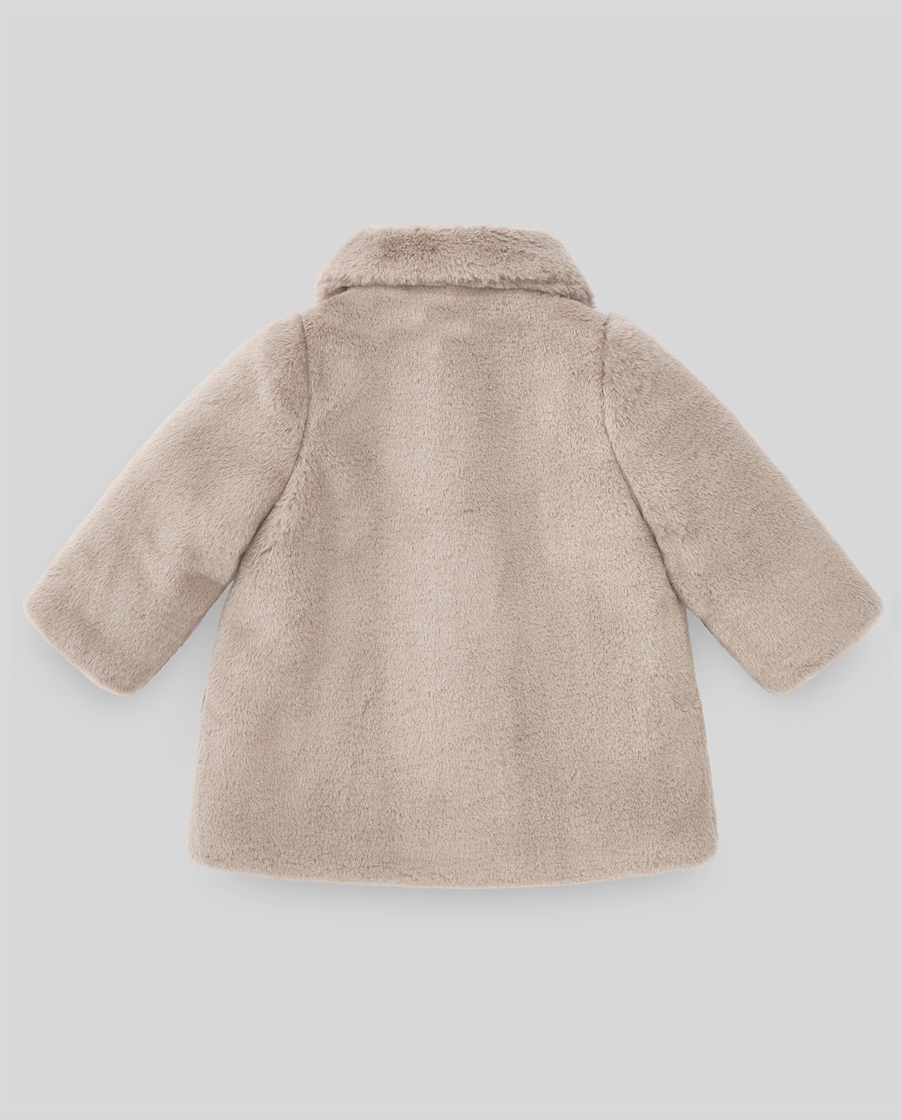 Abrigo de pelo de niña colección esencial - PAZ Rodríguez - Arena Arena-2
