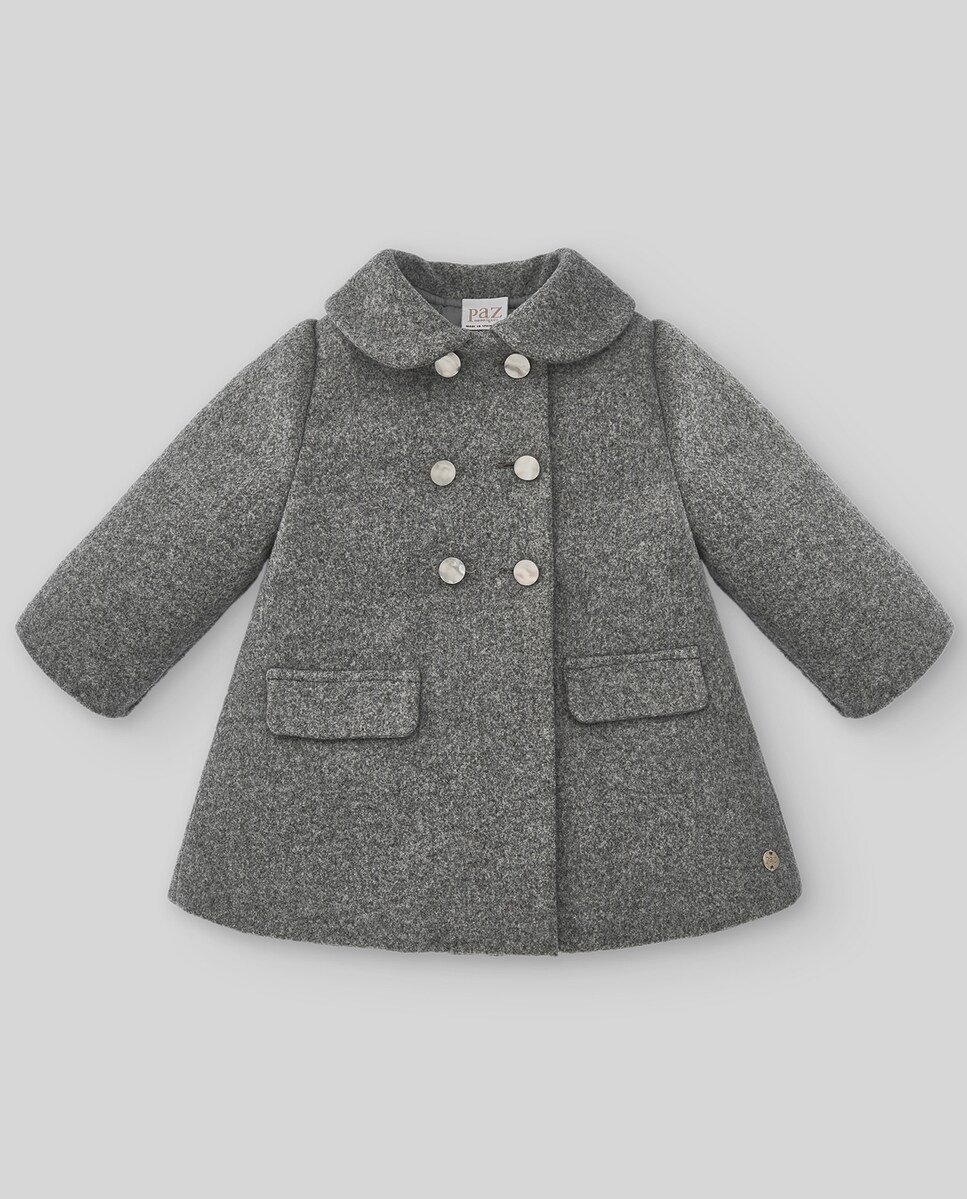 Abrigo de paño de niña colección Esencial · PAZ Rodríguez · El