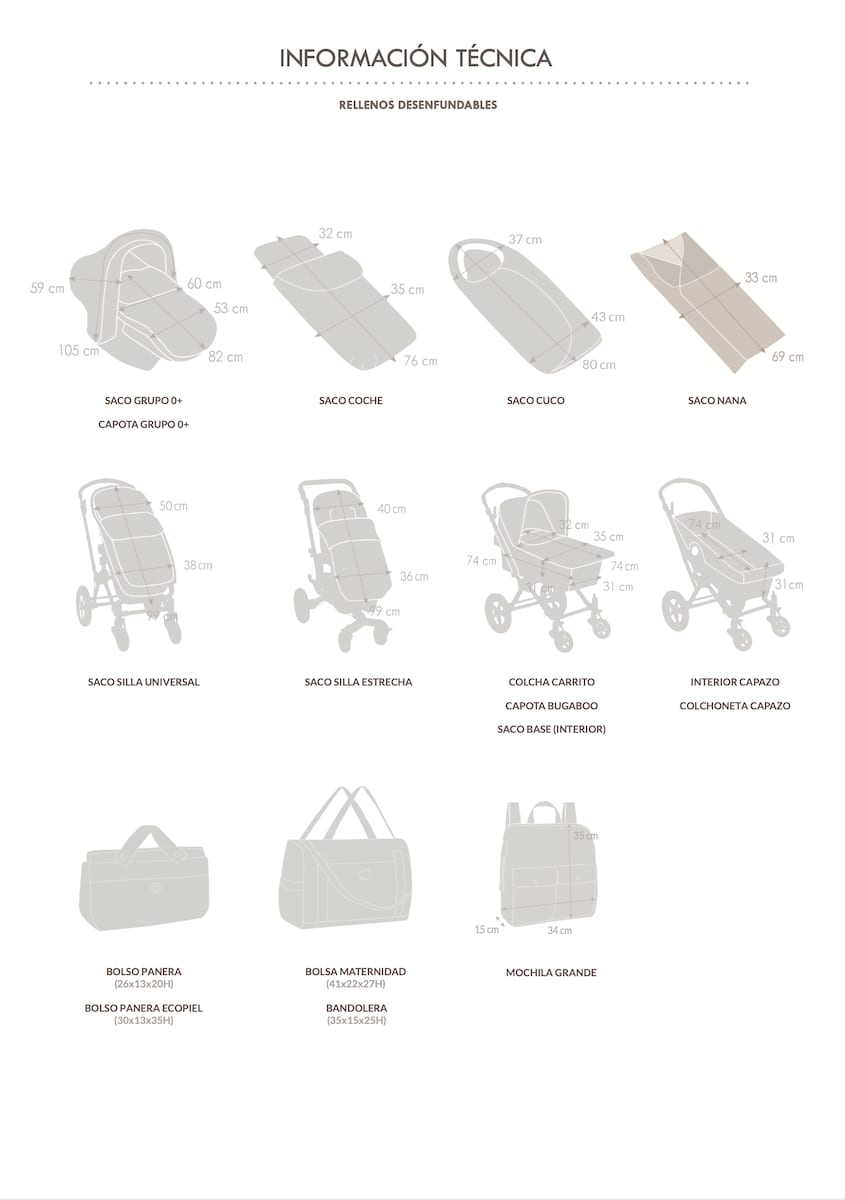 Bolso organizador para silla Paz Rodríguez Momo Azul Cielo-2