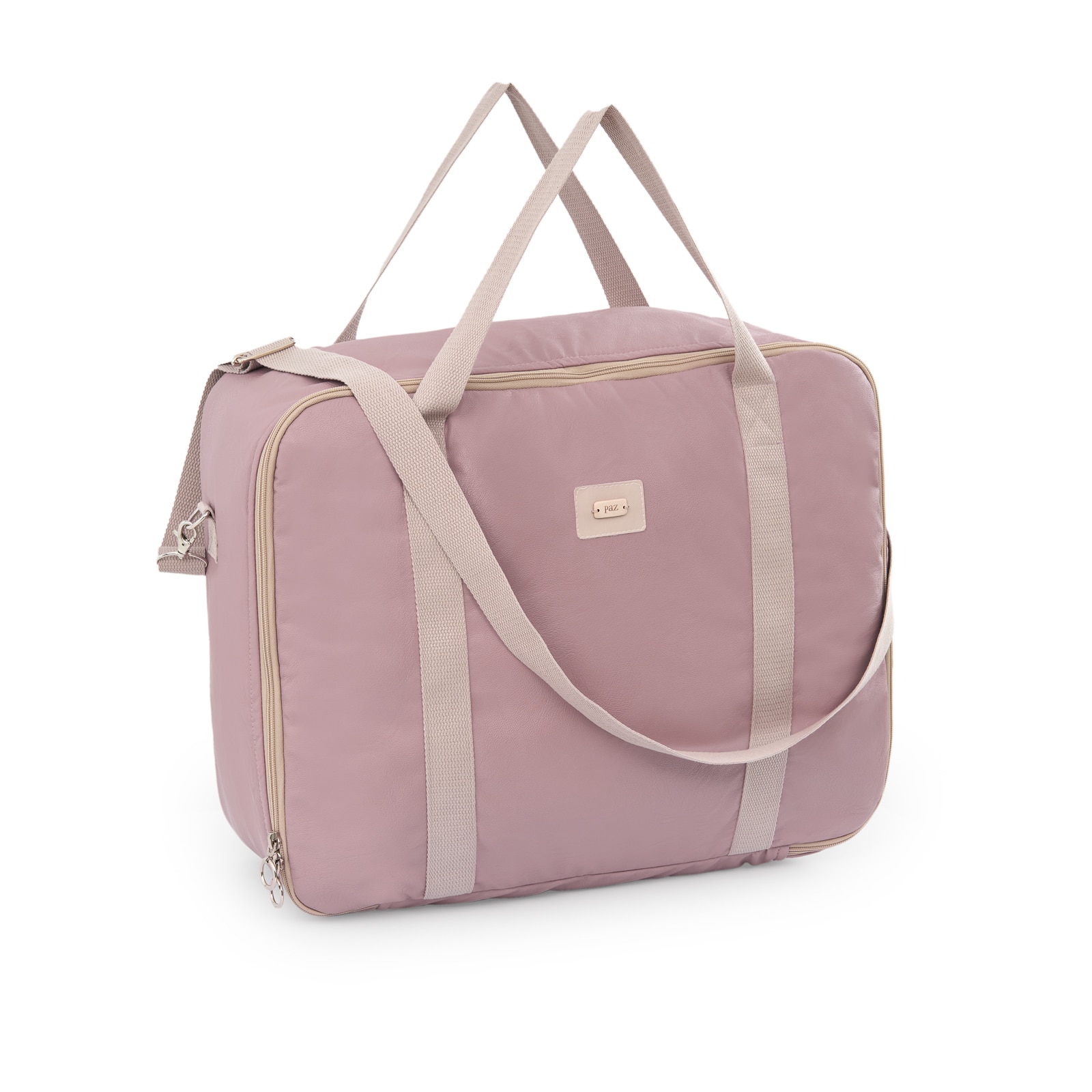 Maleta Paz Rodríguez colección Momo - Rosa pastel Rosa pastel-1