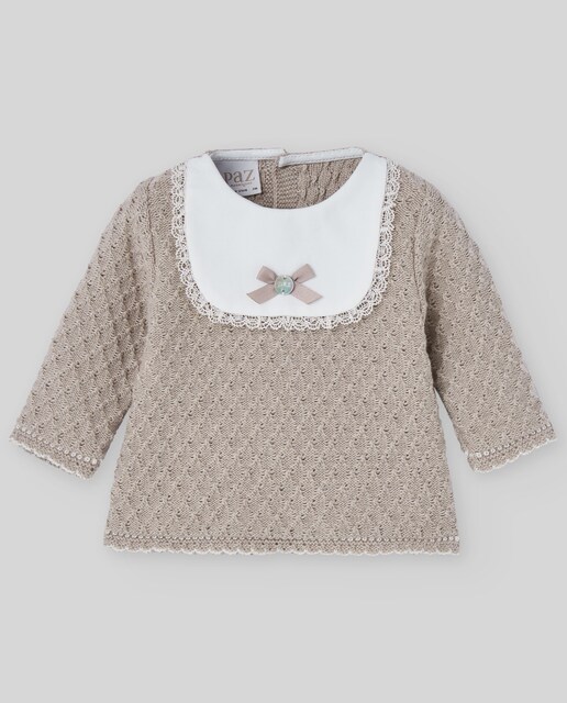 Imagen 0 de Jubón de punto de bebé con textura colección Pony