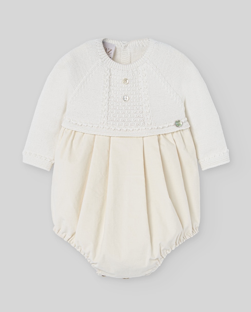Imagen 0 de Pelele de terciopelo de bebé colección Paz