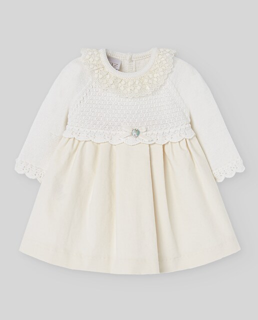 Imagen 0 de Vestido de terciopelo de bebé colección Paz