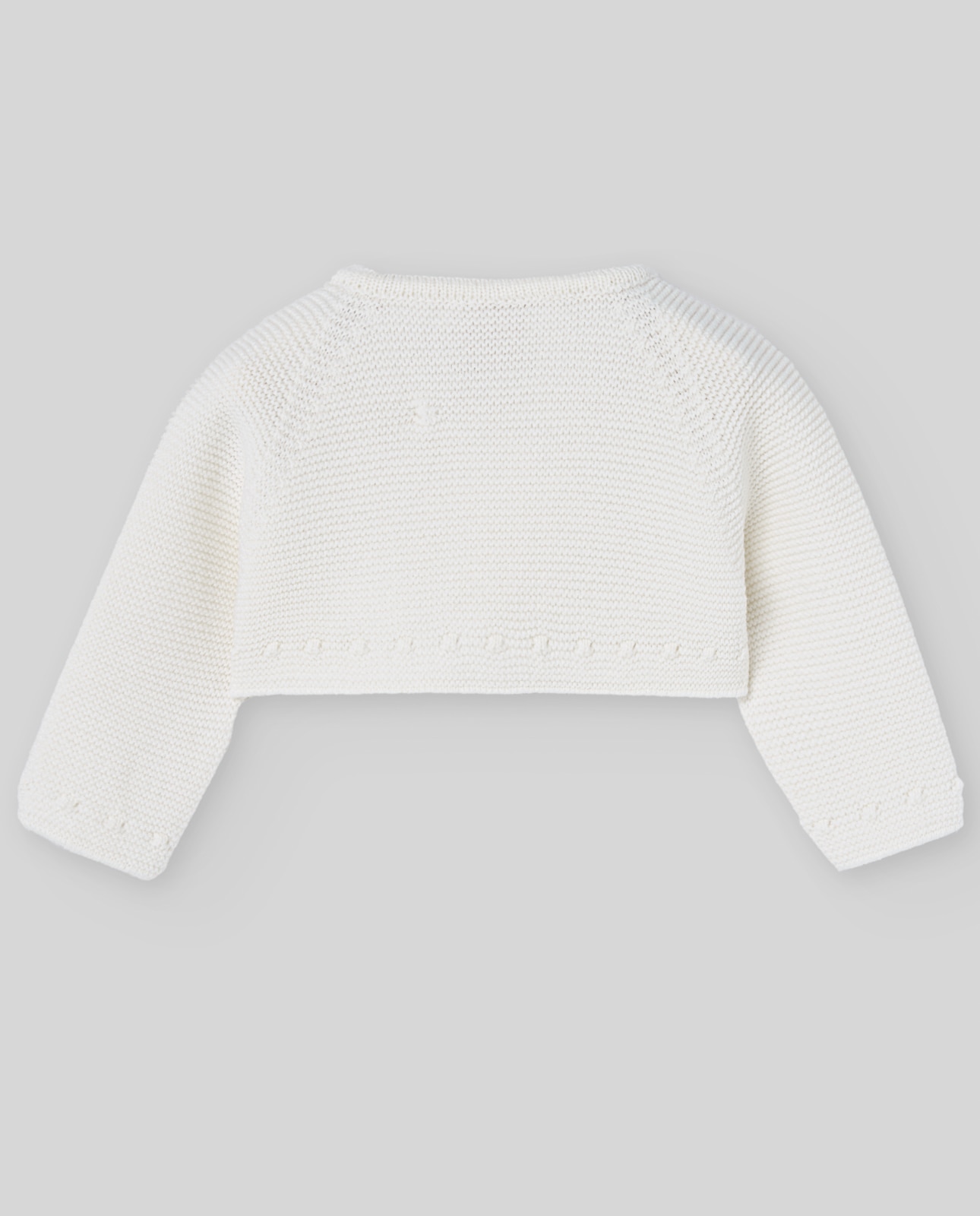 Chaqueta de punto de bebé colección esencial - PAZ Rodríguez - Crudo Crudo-2