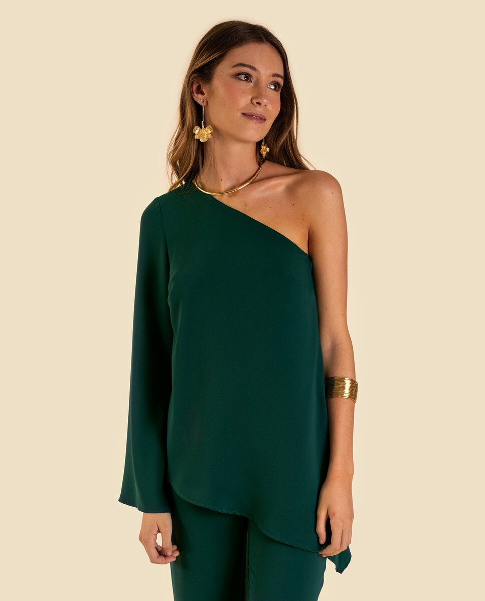 Blusa de mujer asimétrica con manga larga · The-Are · El Corte Inglés