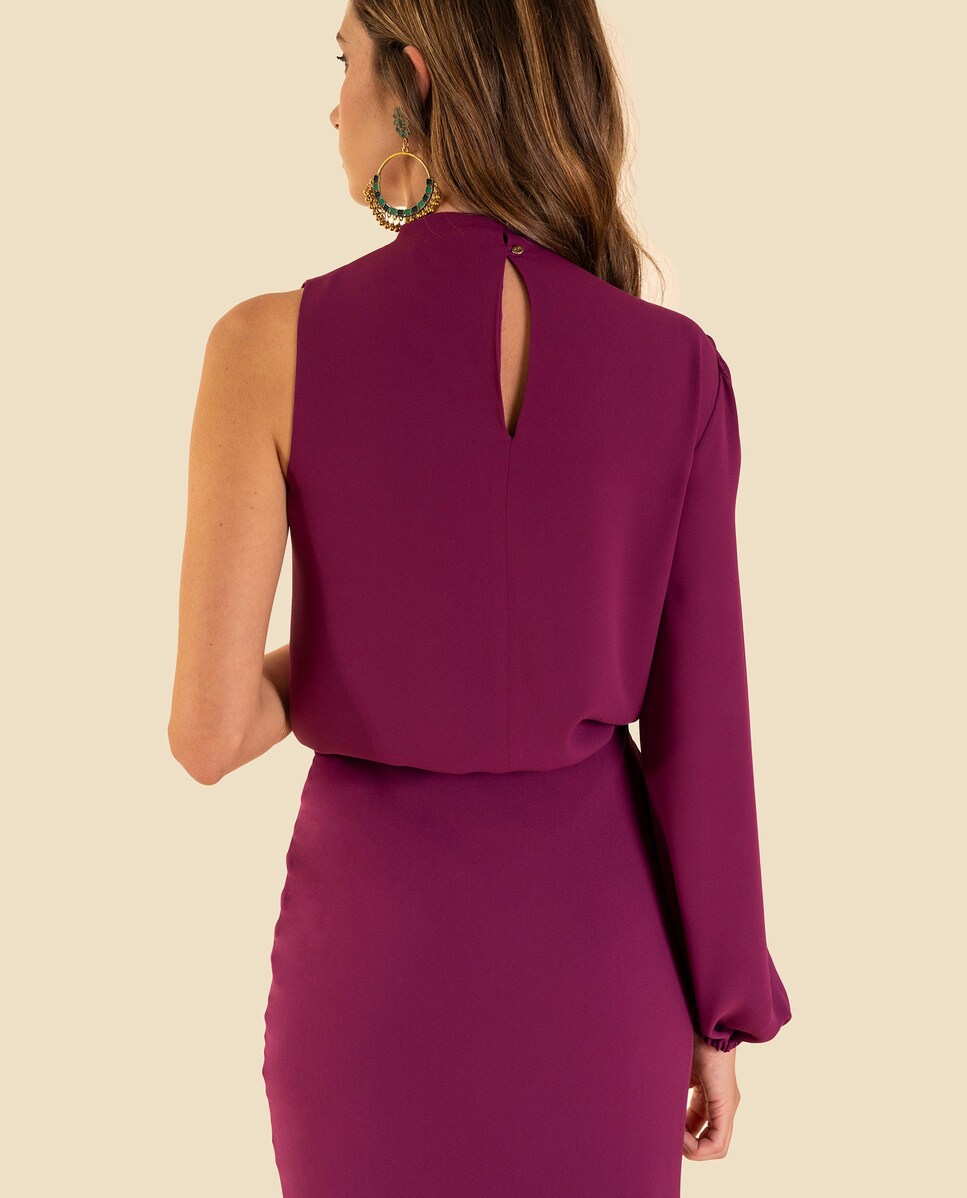 Blusa de mujer asimétrica con cuello alto · The-Are · El Corte Inglés