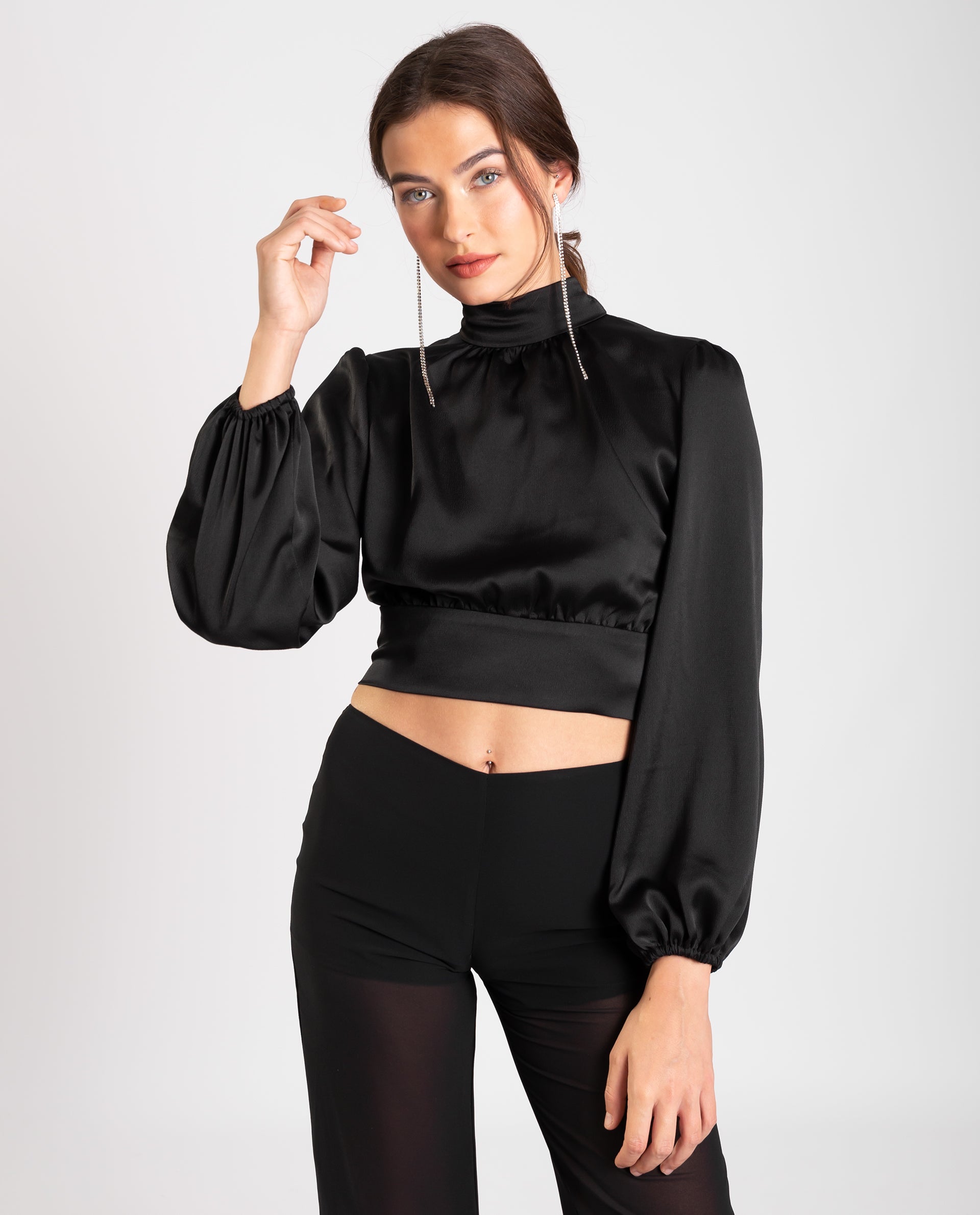 blusas negras el corte ingles