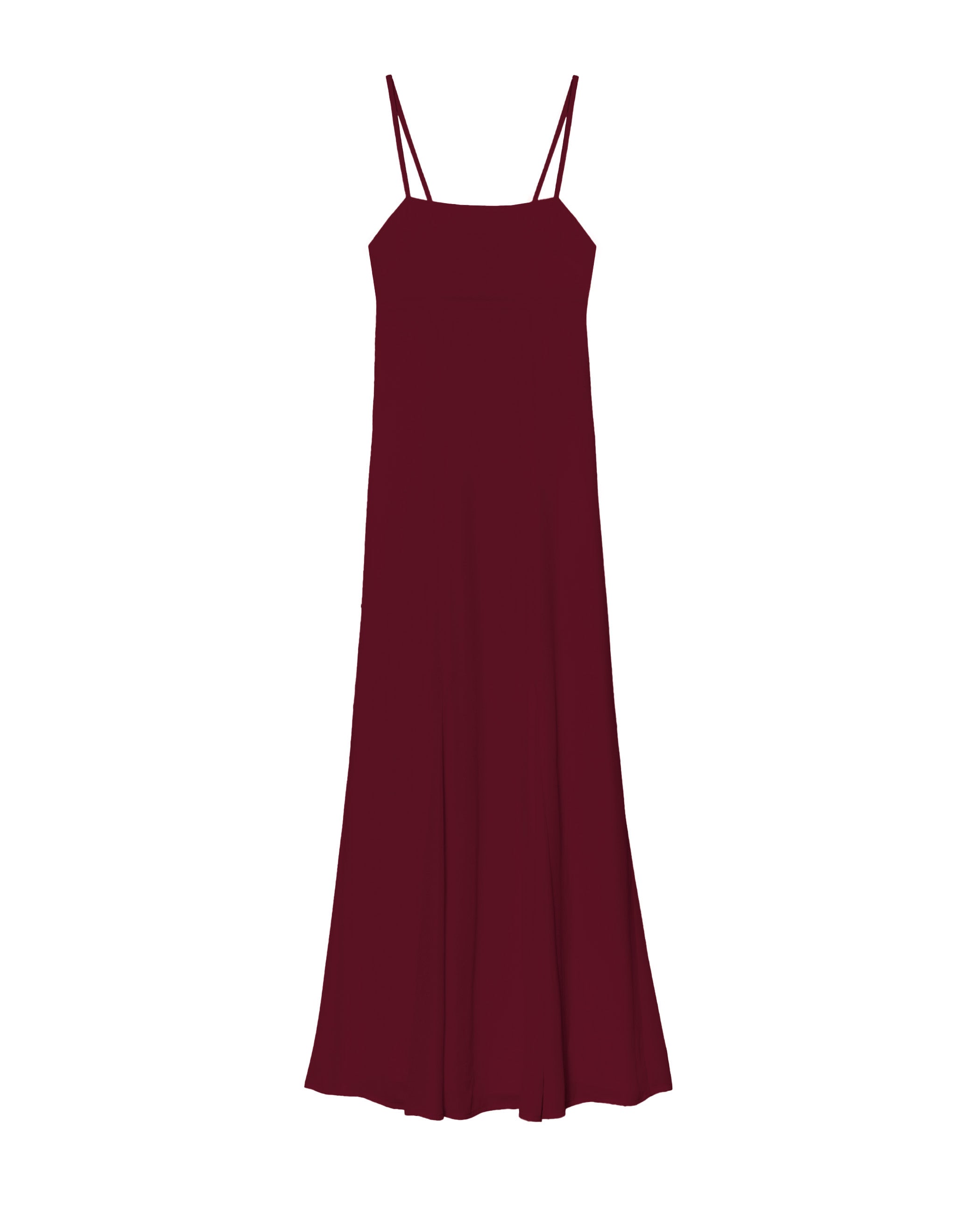The-Are - Vestido largo corte imperio con godets.