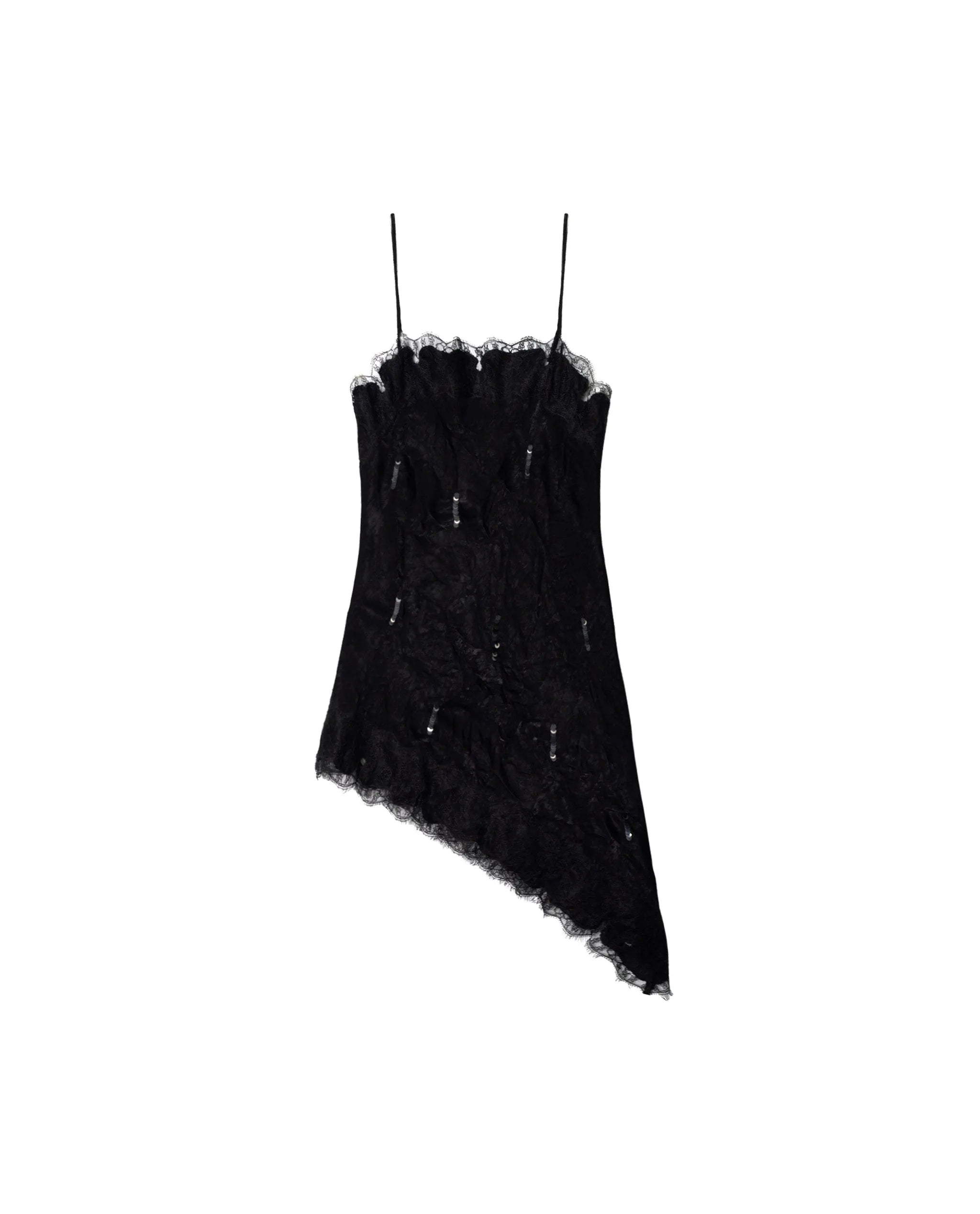 Imagen 6 de Top de mujer lencero con encaje y tirantes - The-Are - Negro Negro