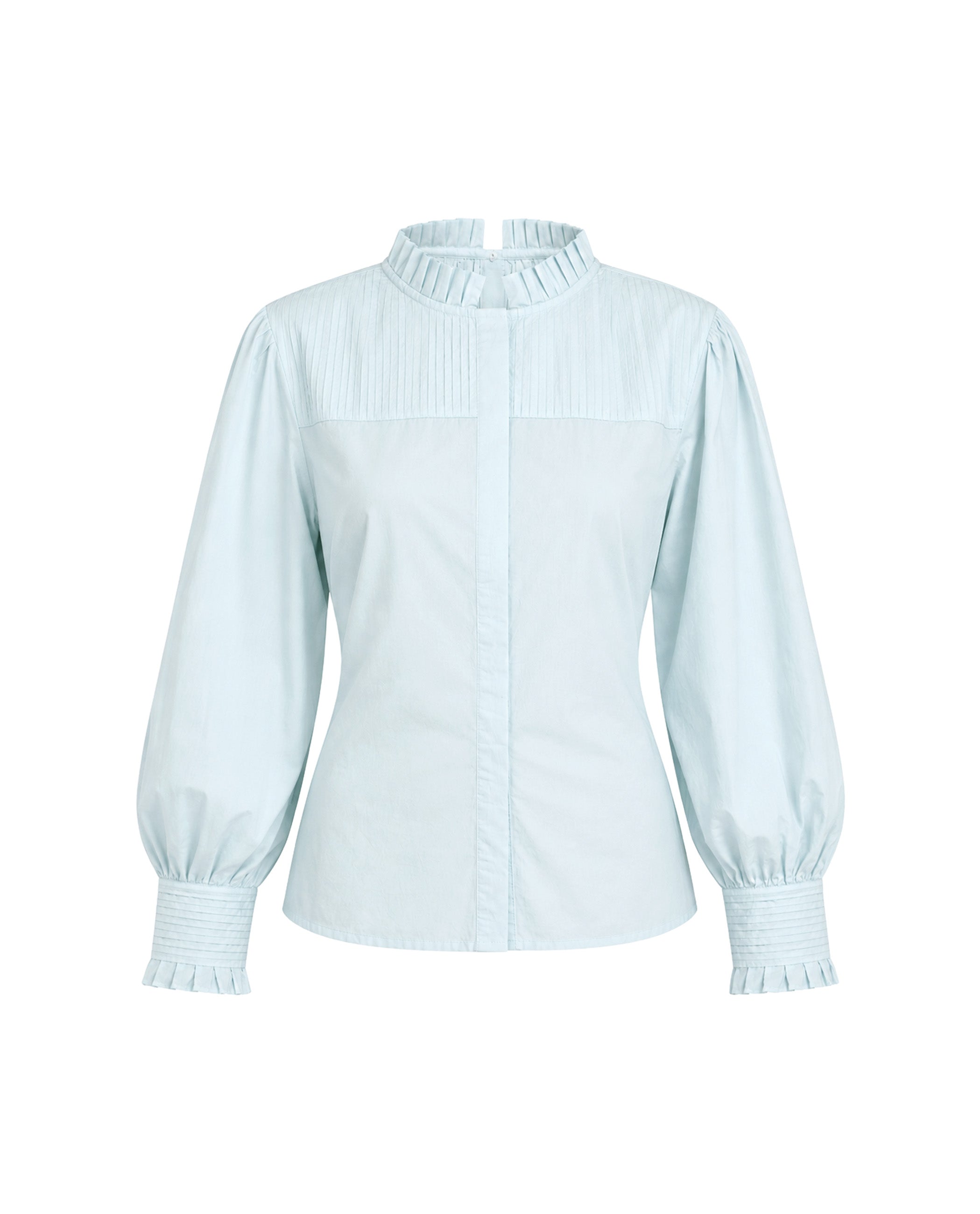 Camisa oversize y tablas de mujer - The-Are - Azul claro Azul claro-5