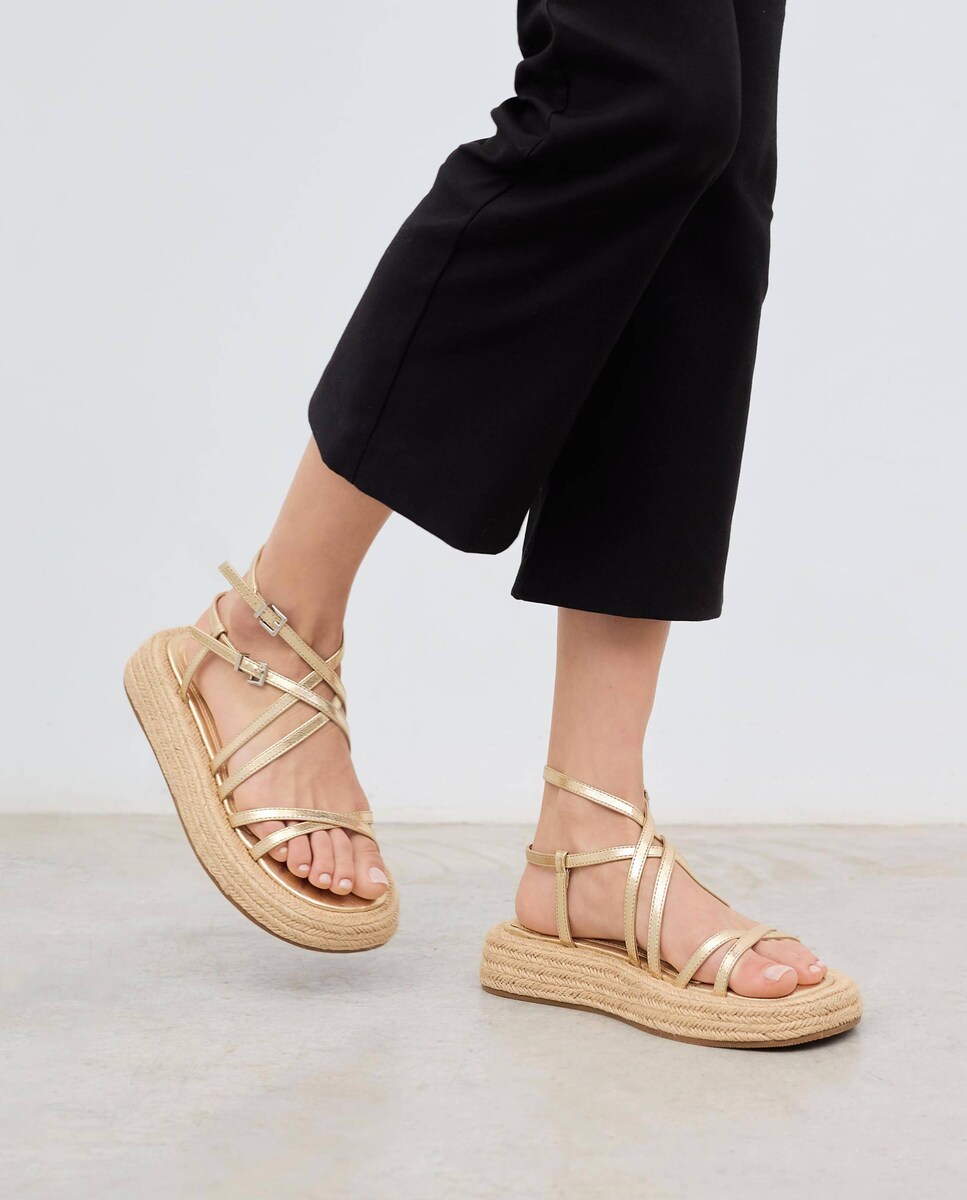 Sandalias Plataforma Esparto Zalando Zapatillas Esparto Wedge