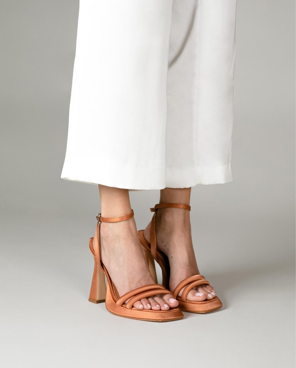 Mysoft - Sandalias De Tacón Cuadrado Transparentes Para Mujer, Con Dos