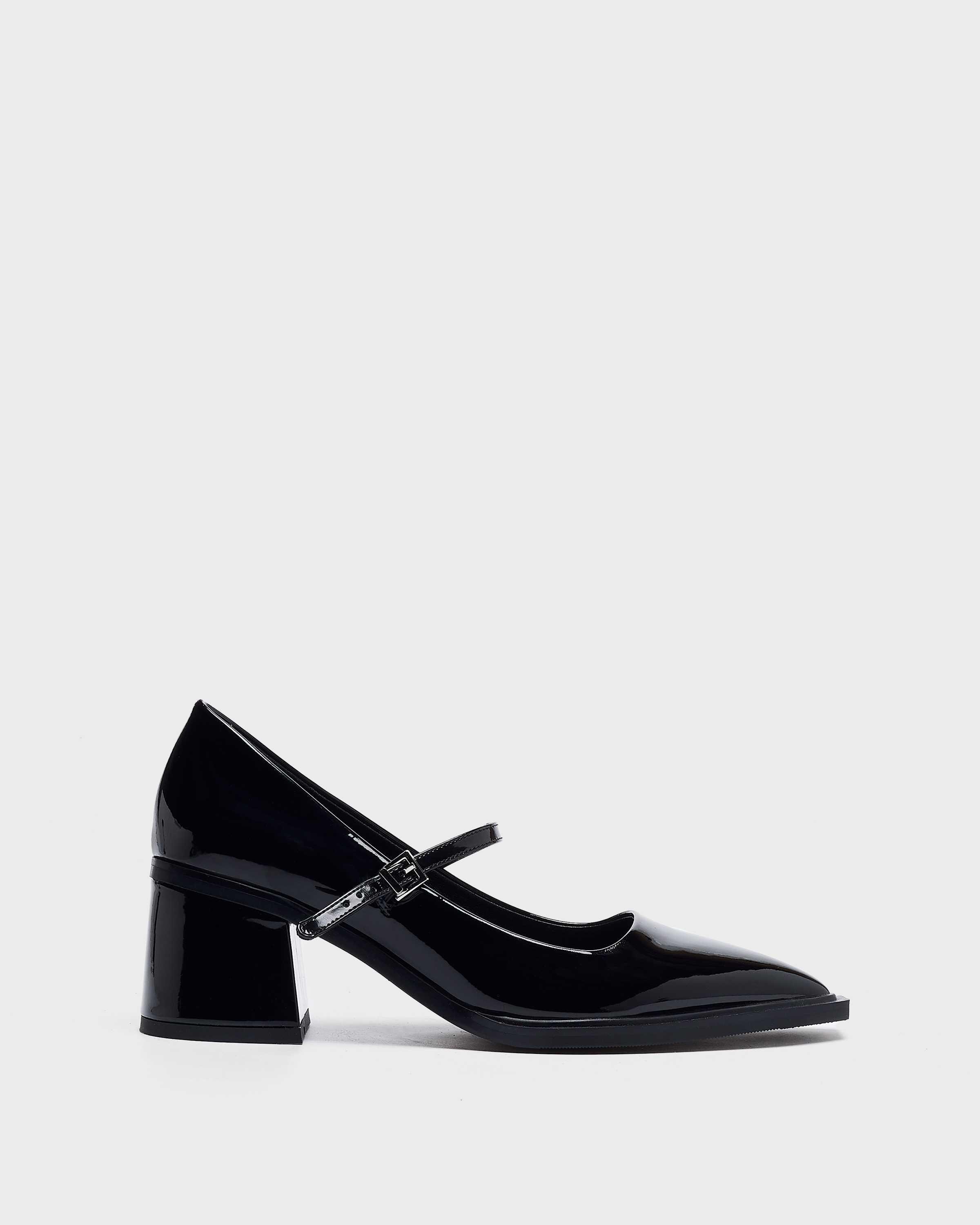 Mim - Zapatos de salón de mujer con tira en empeine con hebilla.