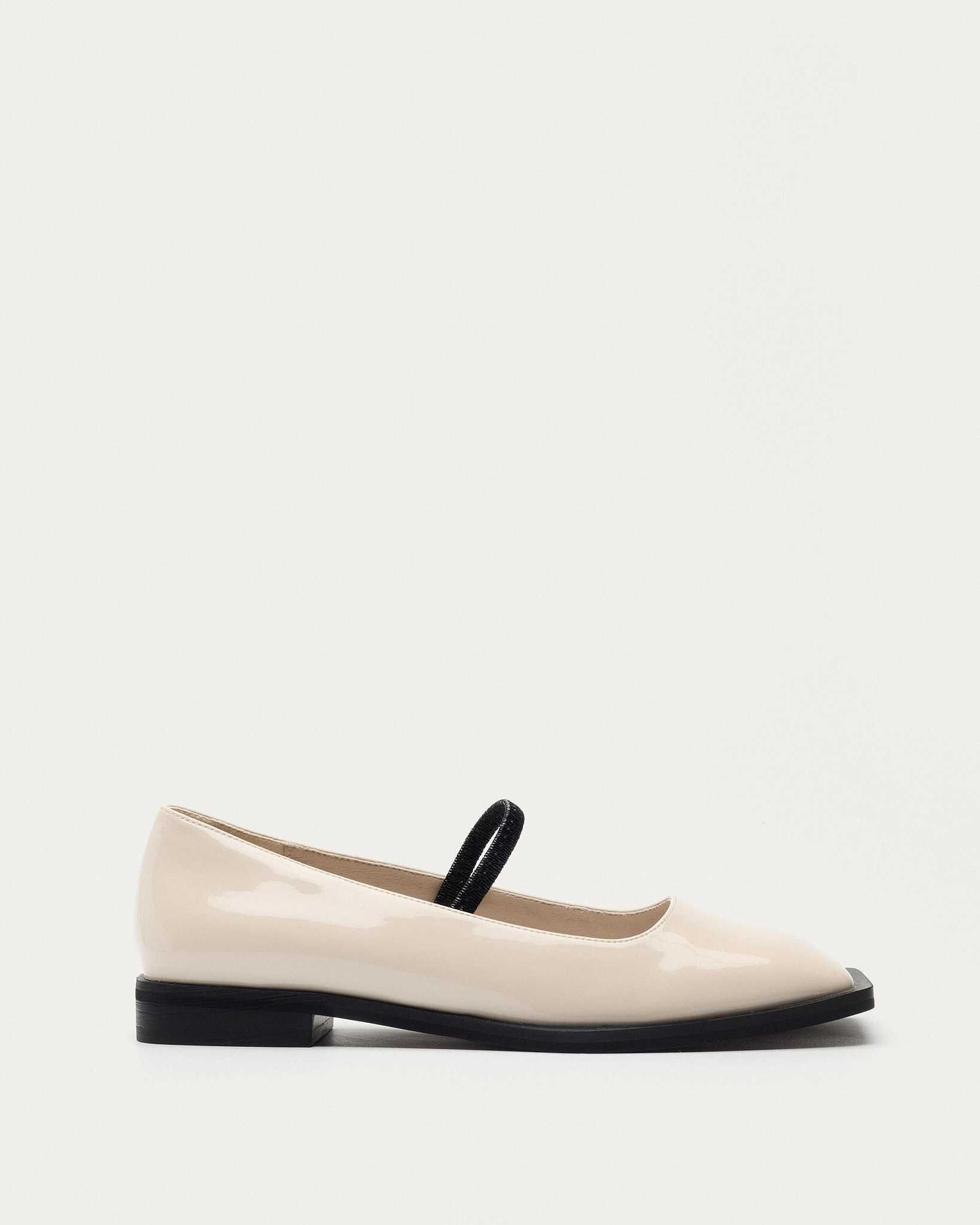 Mim - Zapatos planos de mujer con cierre de tira elástica.