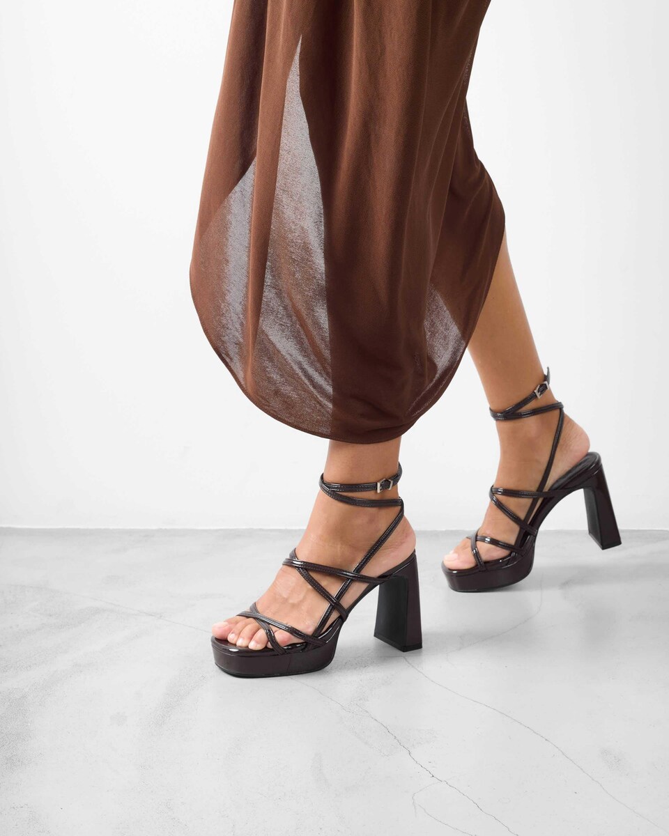 Sandalias Bajas Chocolate Sandalias Dama Sandalias Chocolate