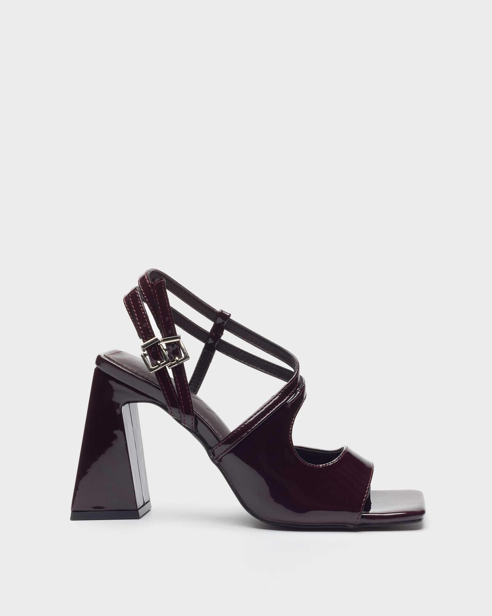 Sandalias de tacón de mujer con cierre de tiras al talón · Mim