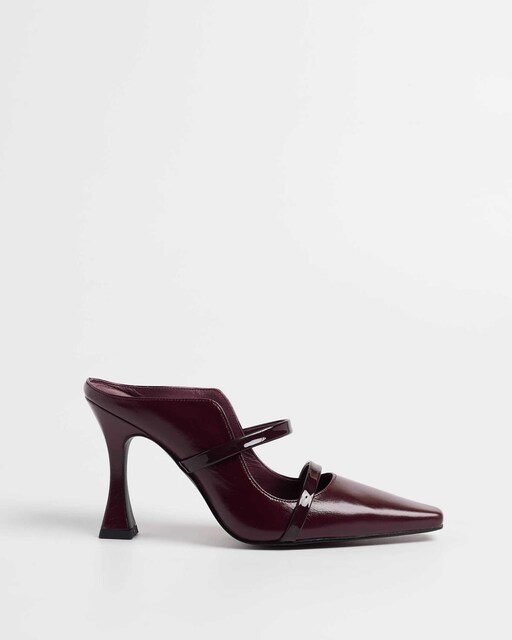 Imagen 0 de Zapatos de salón de mujer destalonados de piel