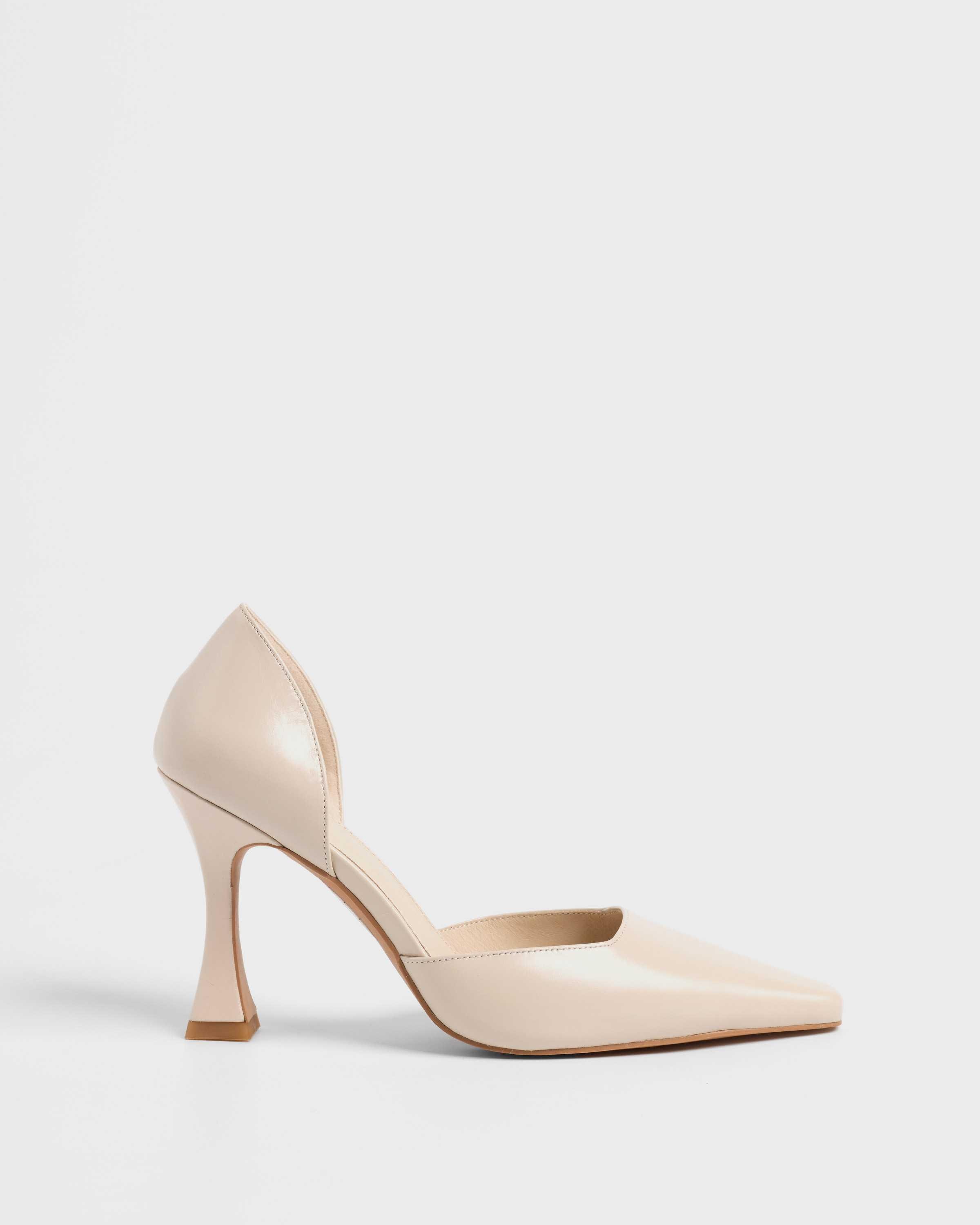 Zapatos de salón de mujer con parte delantera cerrada - Mim - Crudo Crudo-1