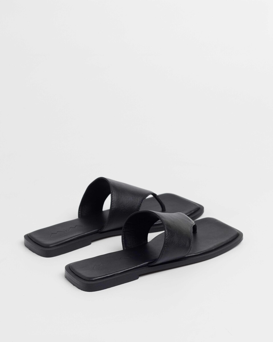 Zapatos Sandalias Negras Mujer Planas Sandalias Negras Planas