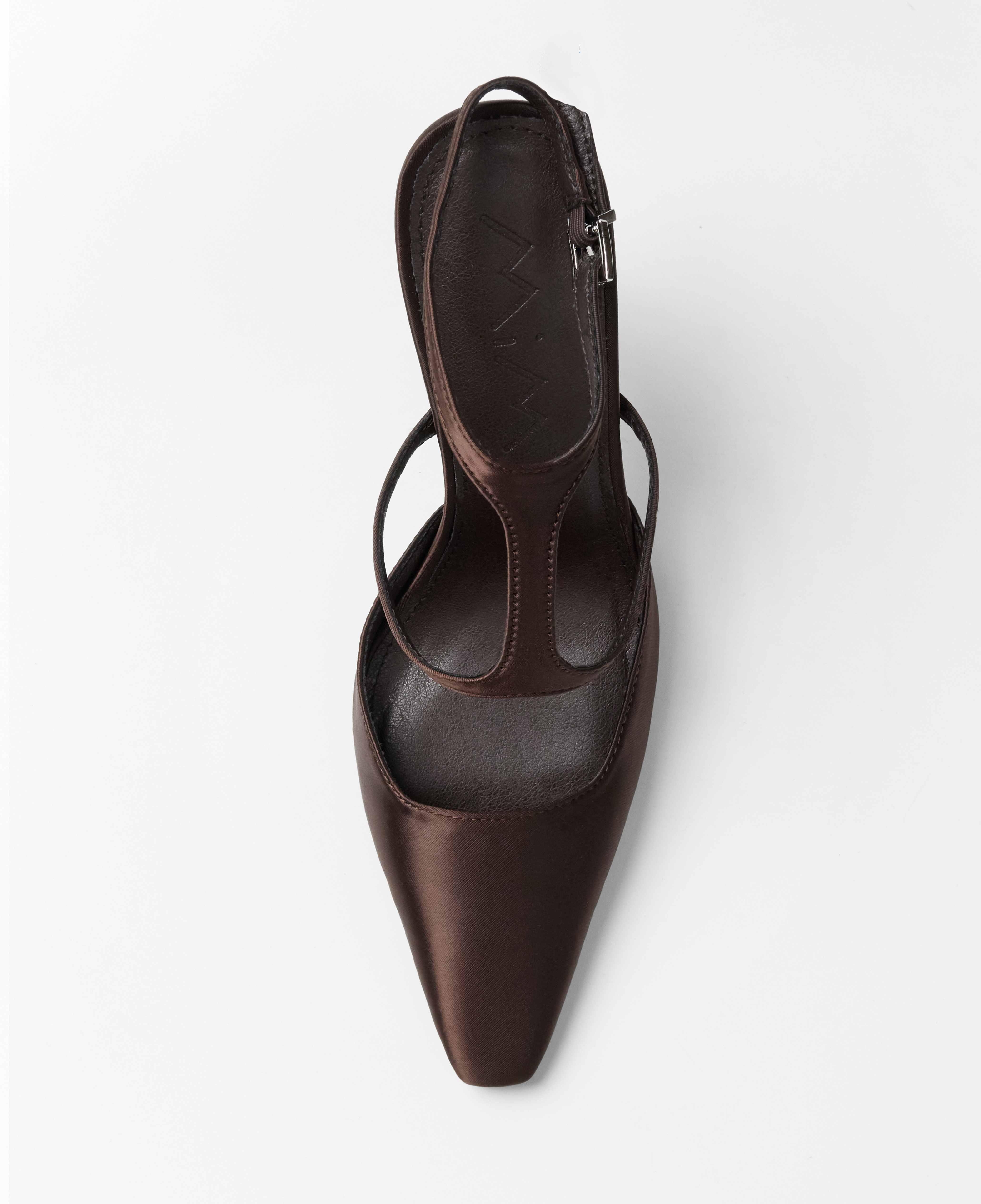 Zapatos de tacón cerrados con detalle de tira frontal - Mim - Choco Choco-2