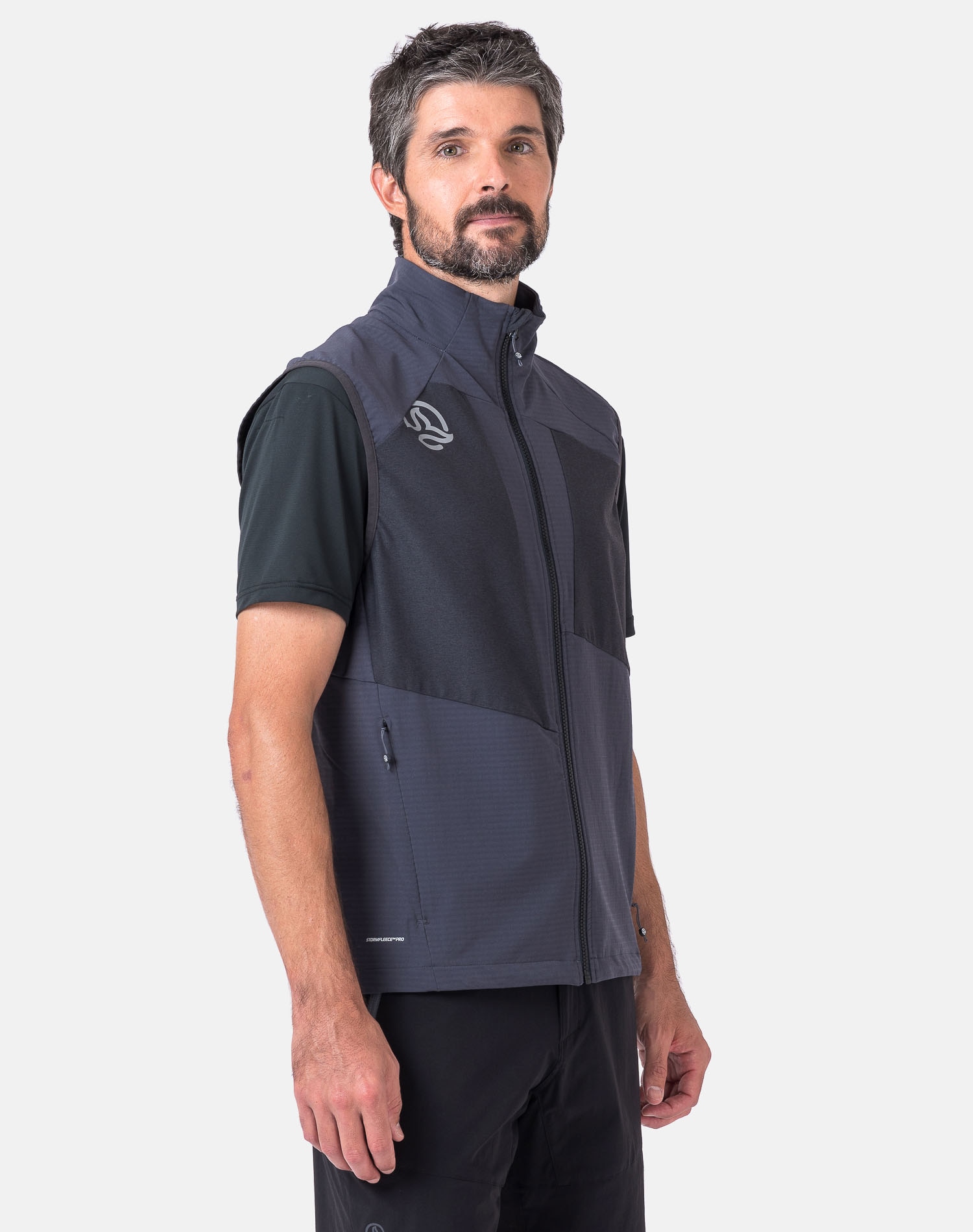 Imagen 4 de Chaqueta de hombre Kligger Hard Vest M Ternua - Gris Gris