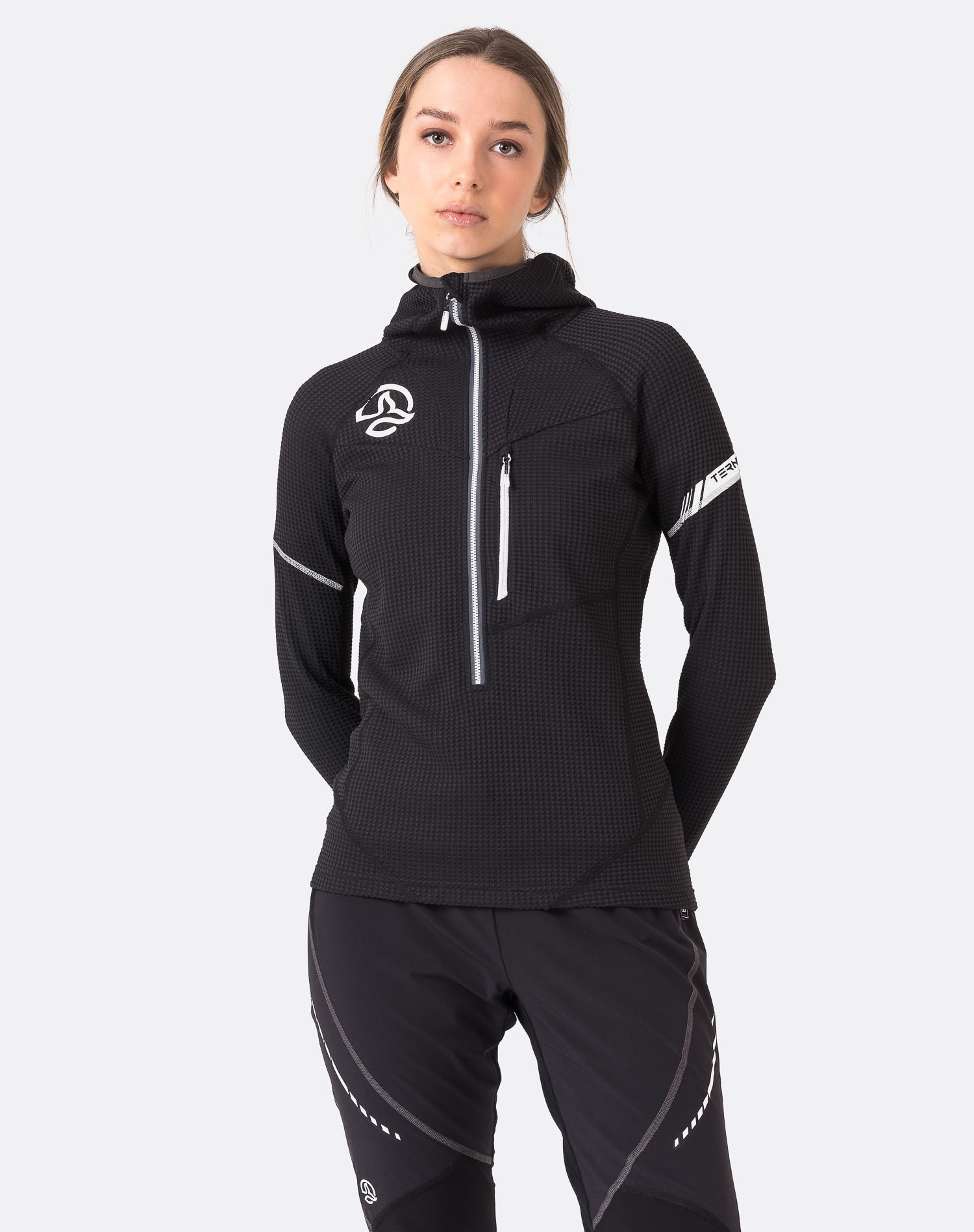 Camiseta de mujer Rapid Top W Ternua - Gris Gris-3