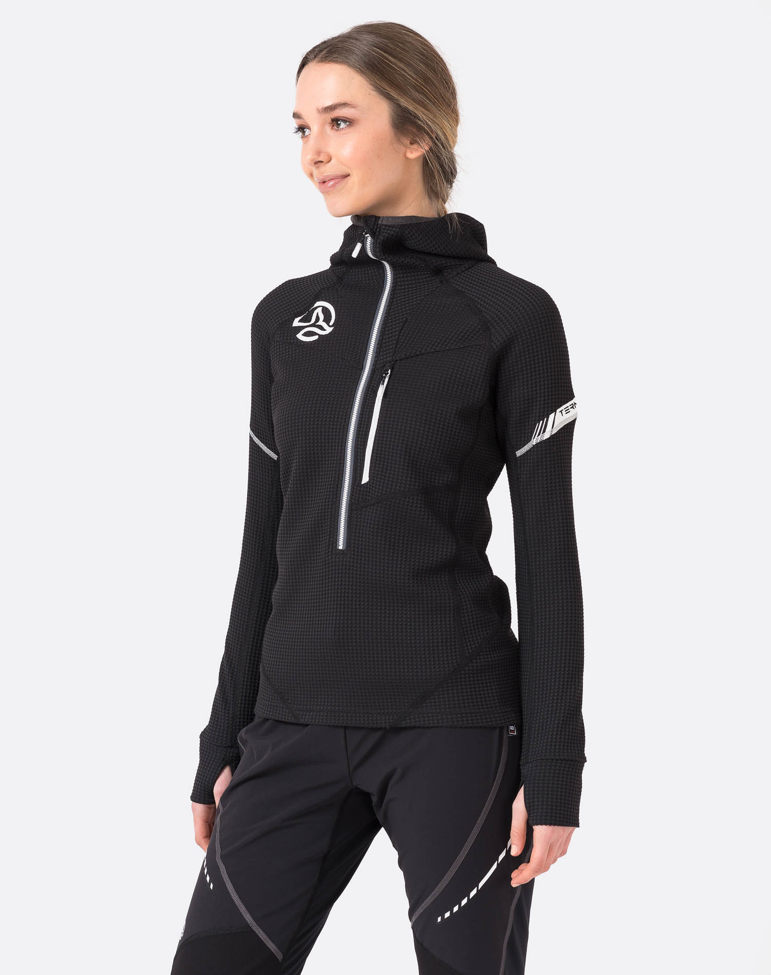 Camiseta de mujer Rapid Top W Ternua - Gris Gris-4
