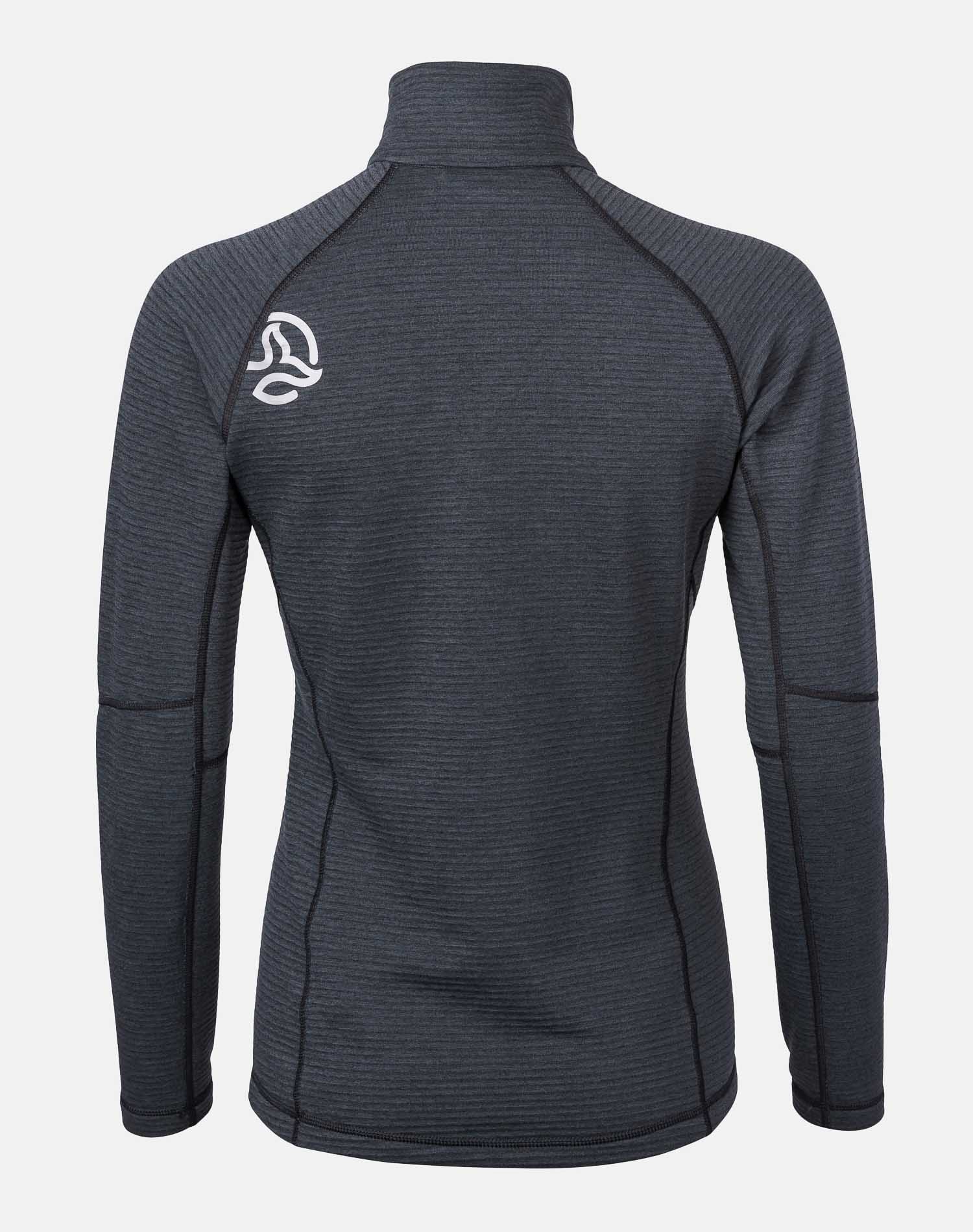 Camiseta de mujer Momhill 1/2 Zip W Ternua - Gris Gris-2