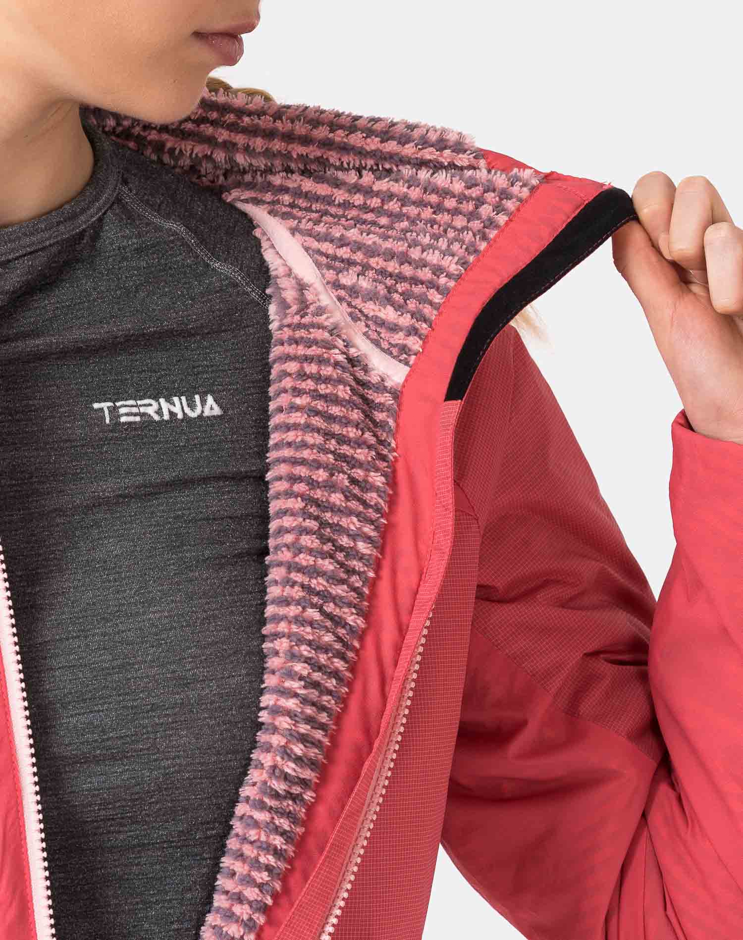 Chaqueta de mujer Kimoa Jkt W Ternua - Rojo Rojo-6