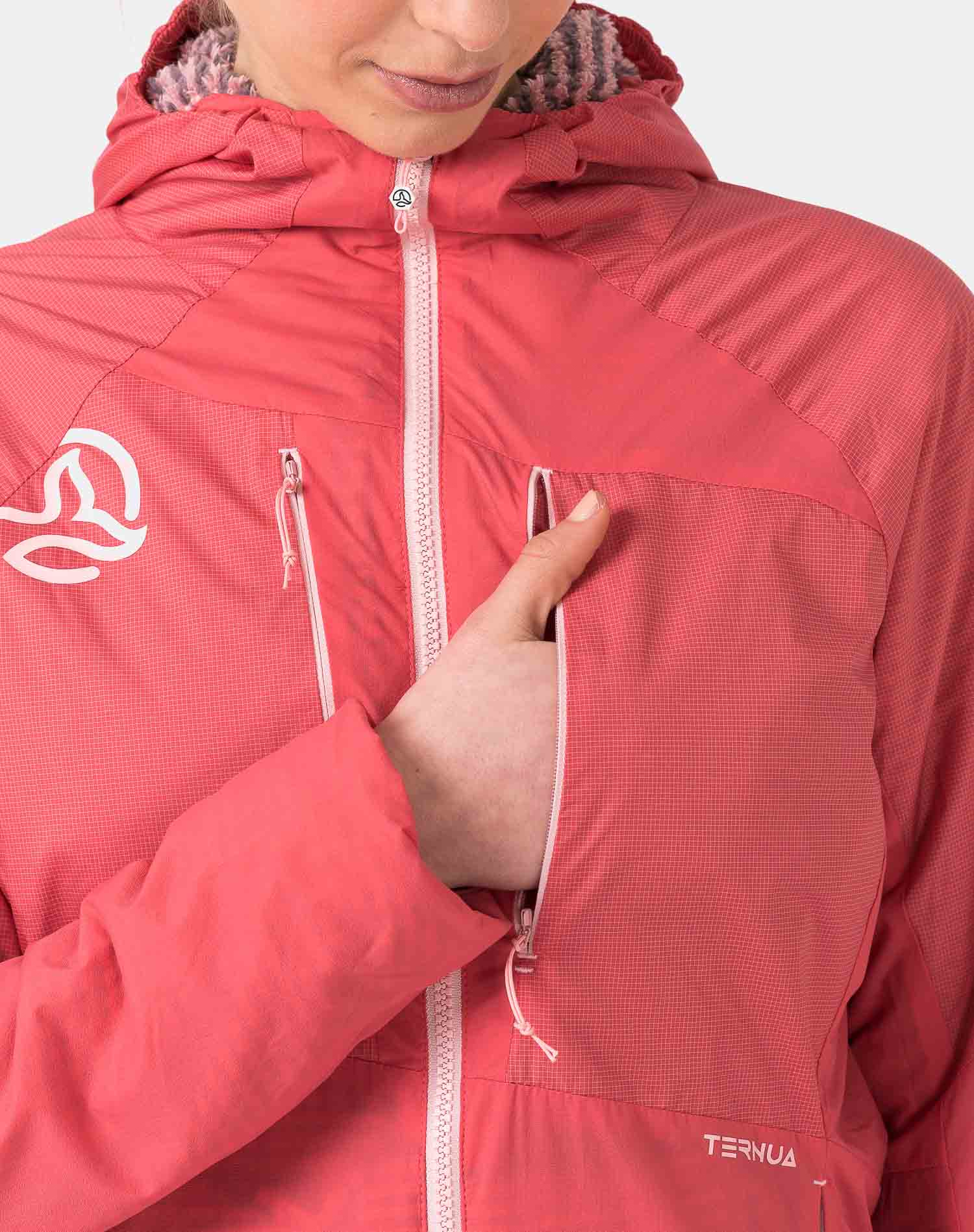Chaqueta de mujer Kimoa Jkt W Ternua - Rojo Rojo-9