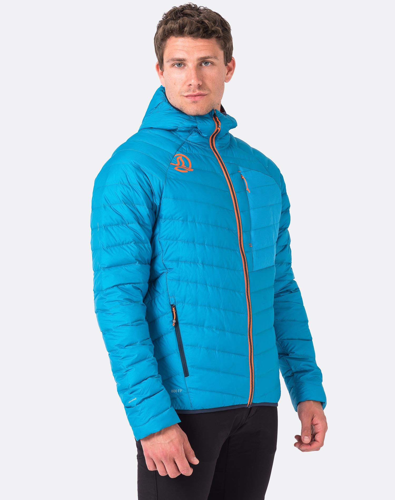 Chaqueta de hombre Vilman Hood Down Jkt M Ternua - Azul Azul-4