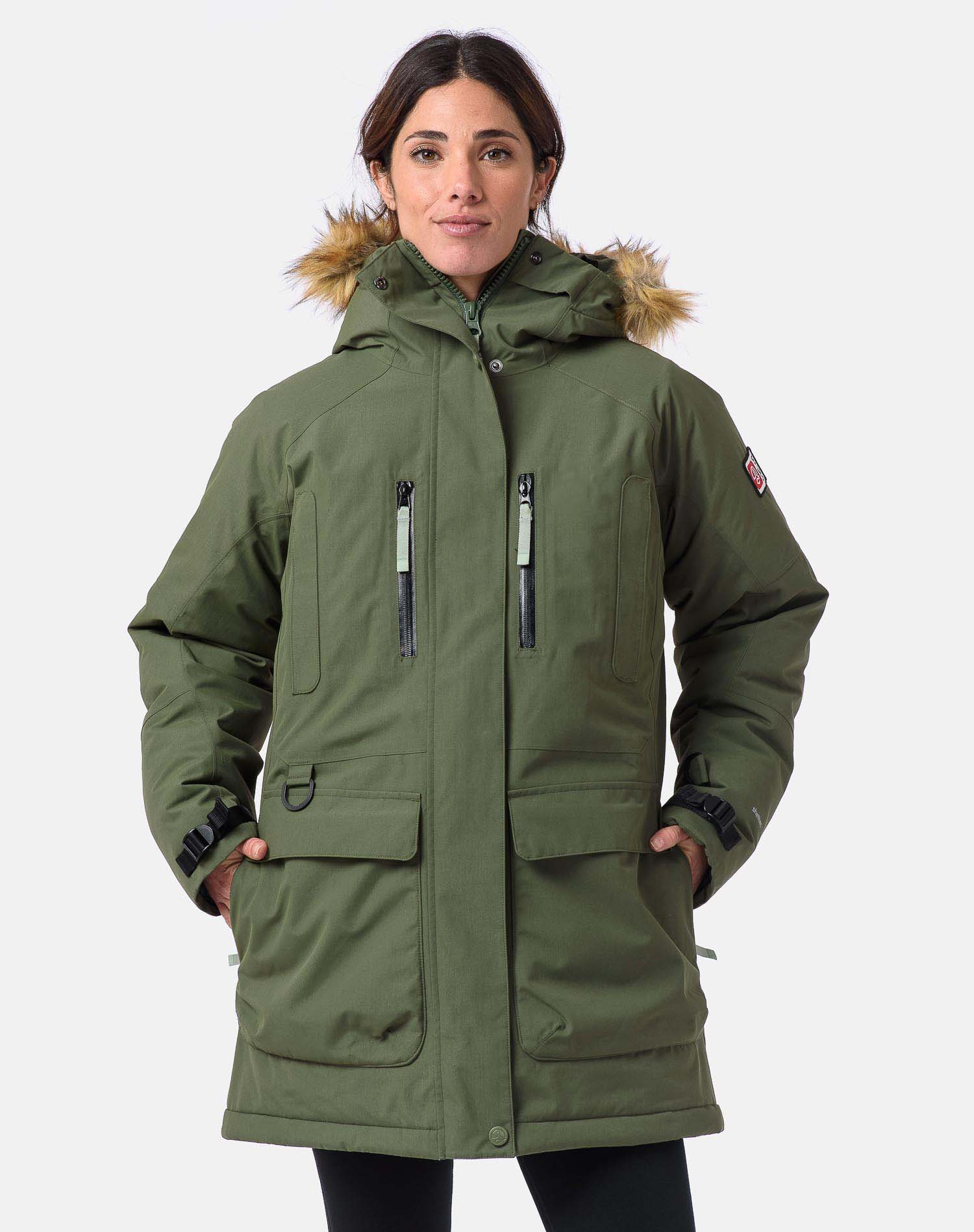 Chaqueta de mujer Nova Terra Jkt W Ternua - Gris Gris-3