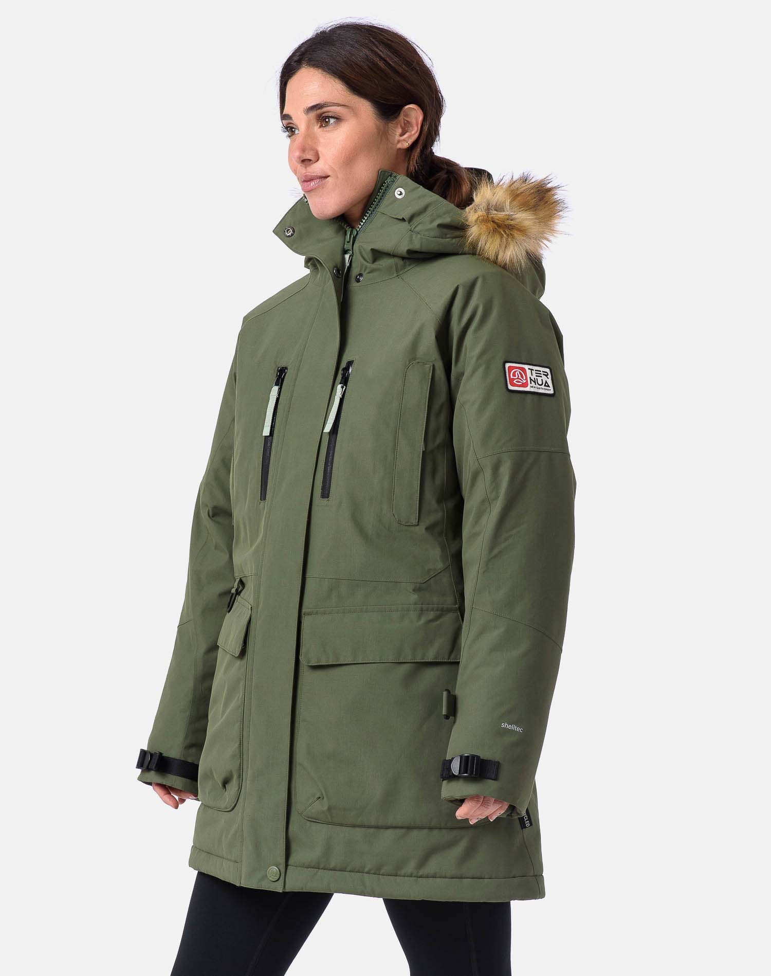 Chaqueta de mujer Nova Terra Jkt W Ternua - Gris Gris-4