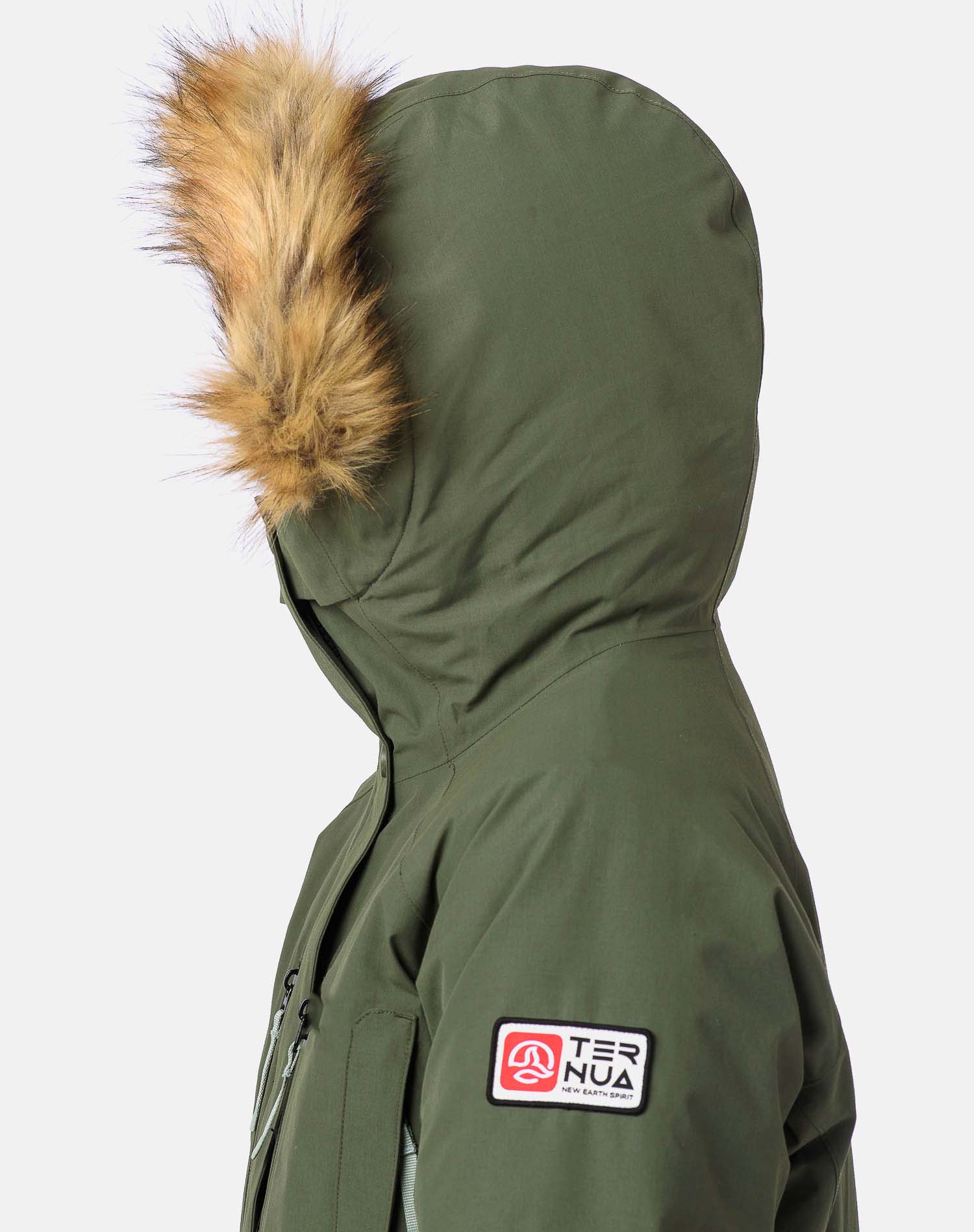 Chaqueta de mujer Nova Terra Jkt W Ternua - Gris Gris-6