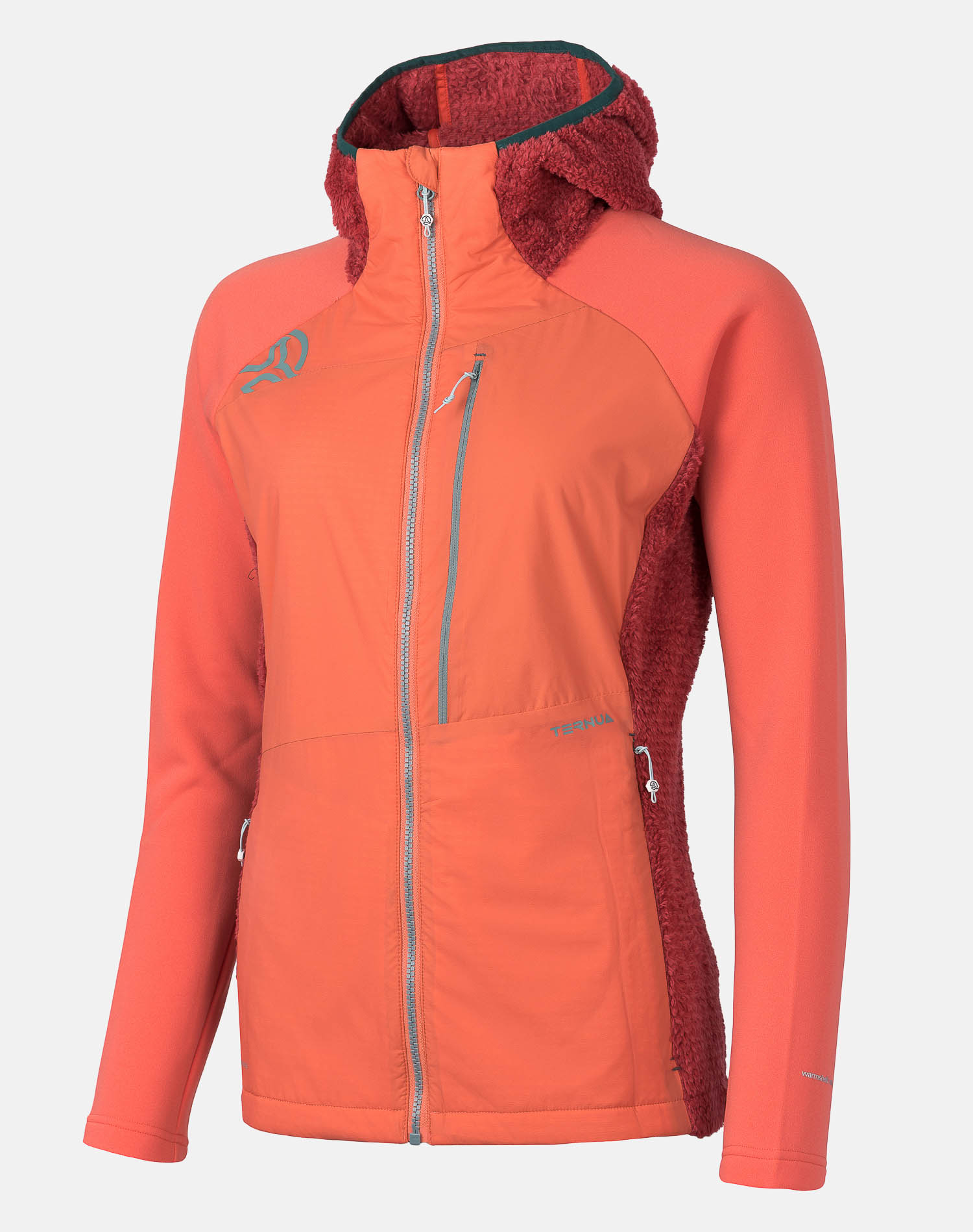 Chaqueta de mujer Kimoa Hybrid Jk W Ternua - Coral Coral-1