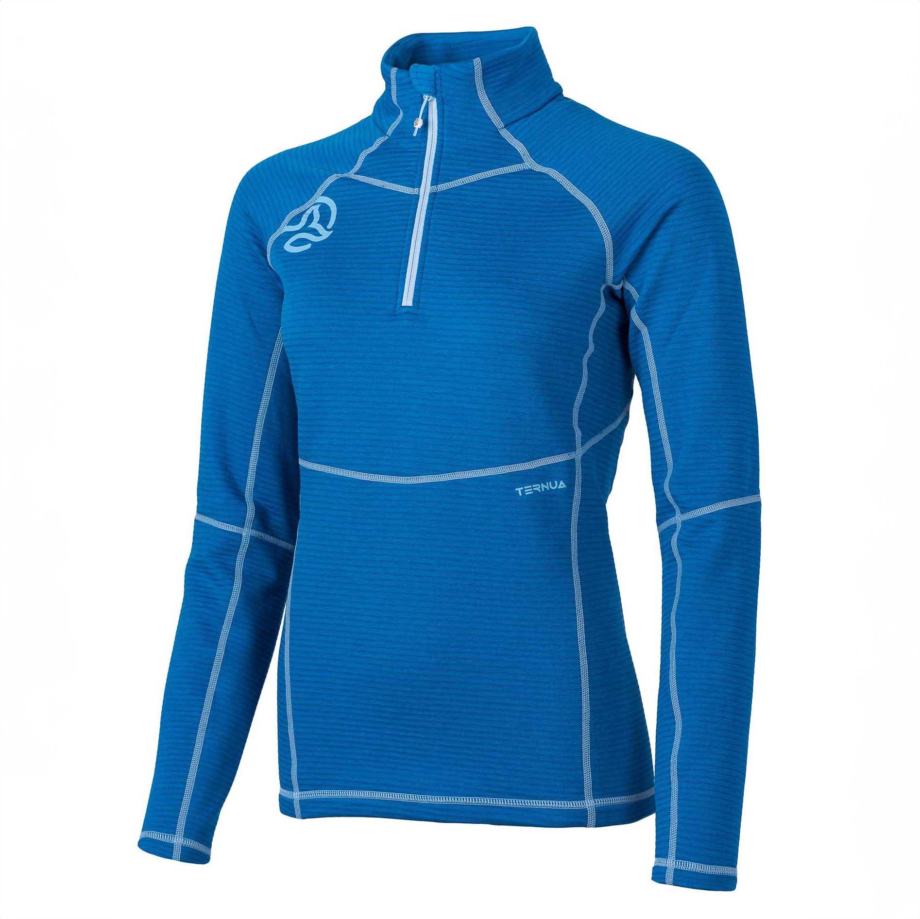 Imagen 0 de Camiseta de mujer Momhill 1/2 Zip W Ternua Azul