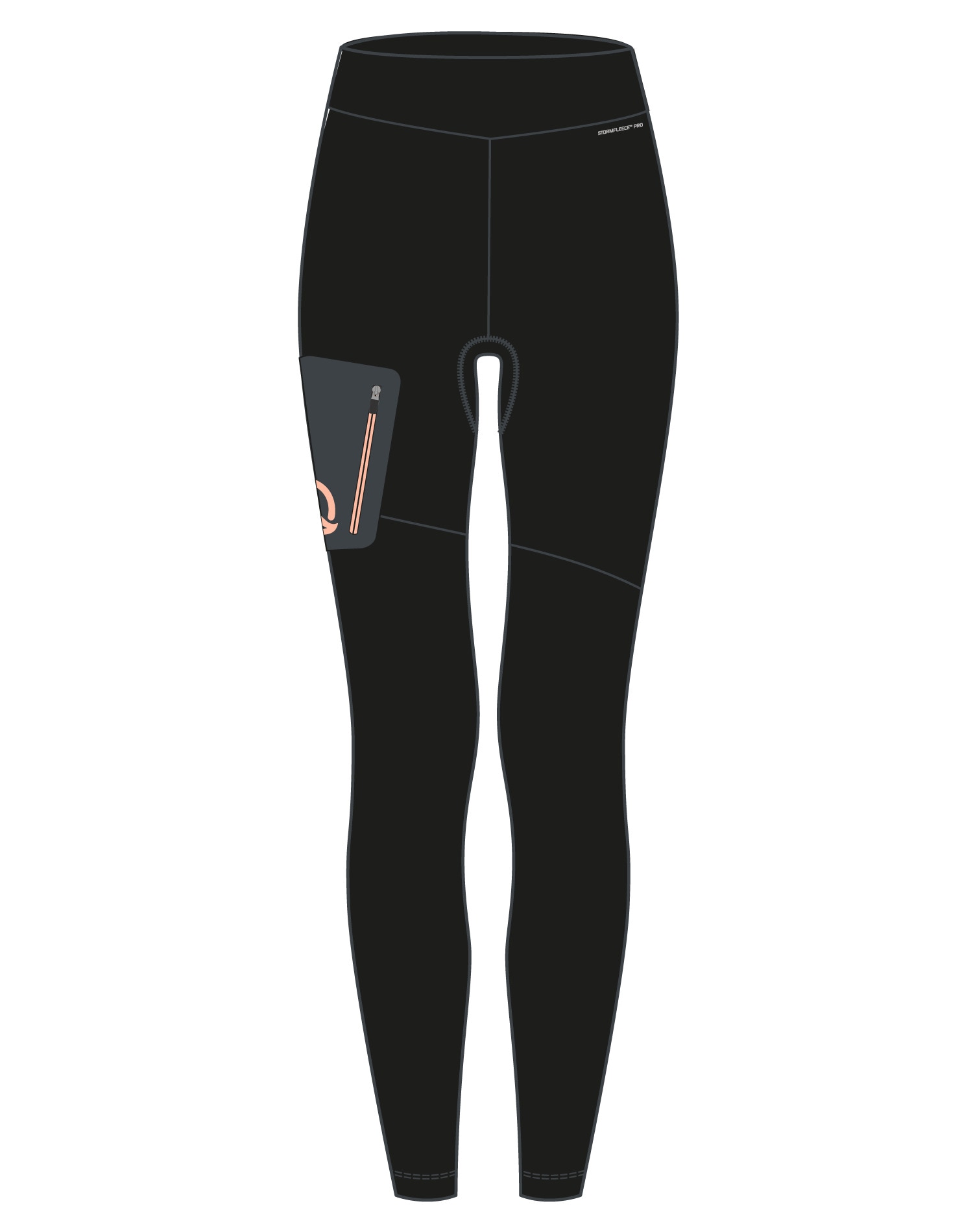 Imagen 0 de Malla de mujer Ruthke Pro Tight W Ternua Negro / Gris