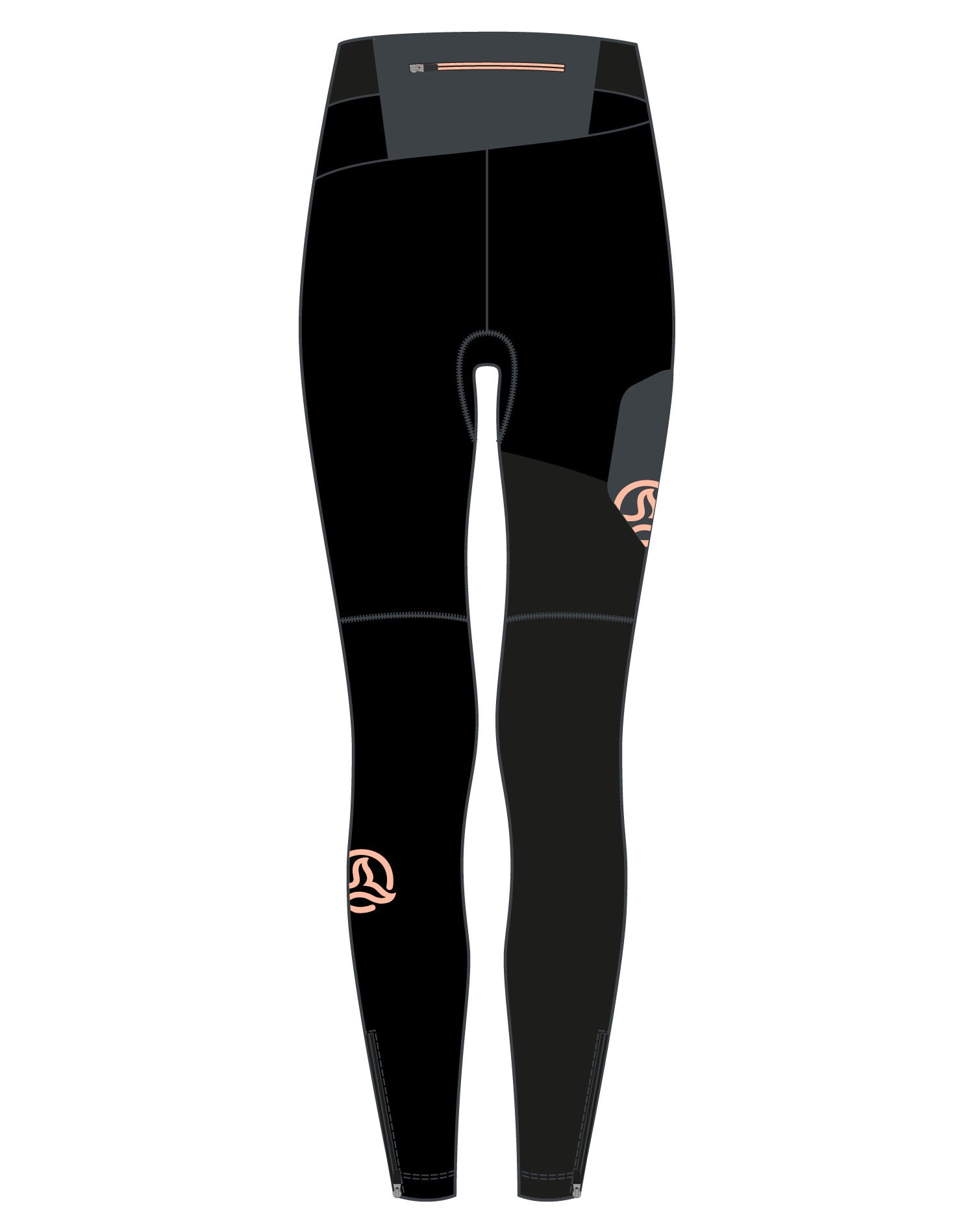 Malla de mujer Ruthke Pro Tight W Ternua - Negro / Gris Negro / Gris-2