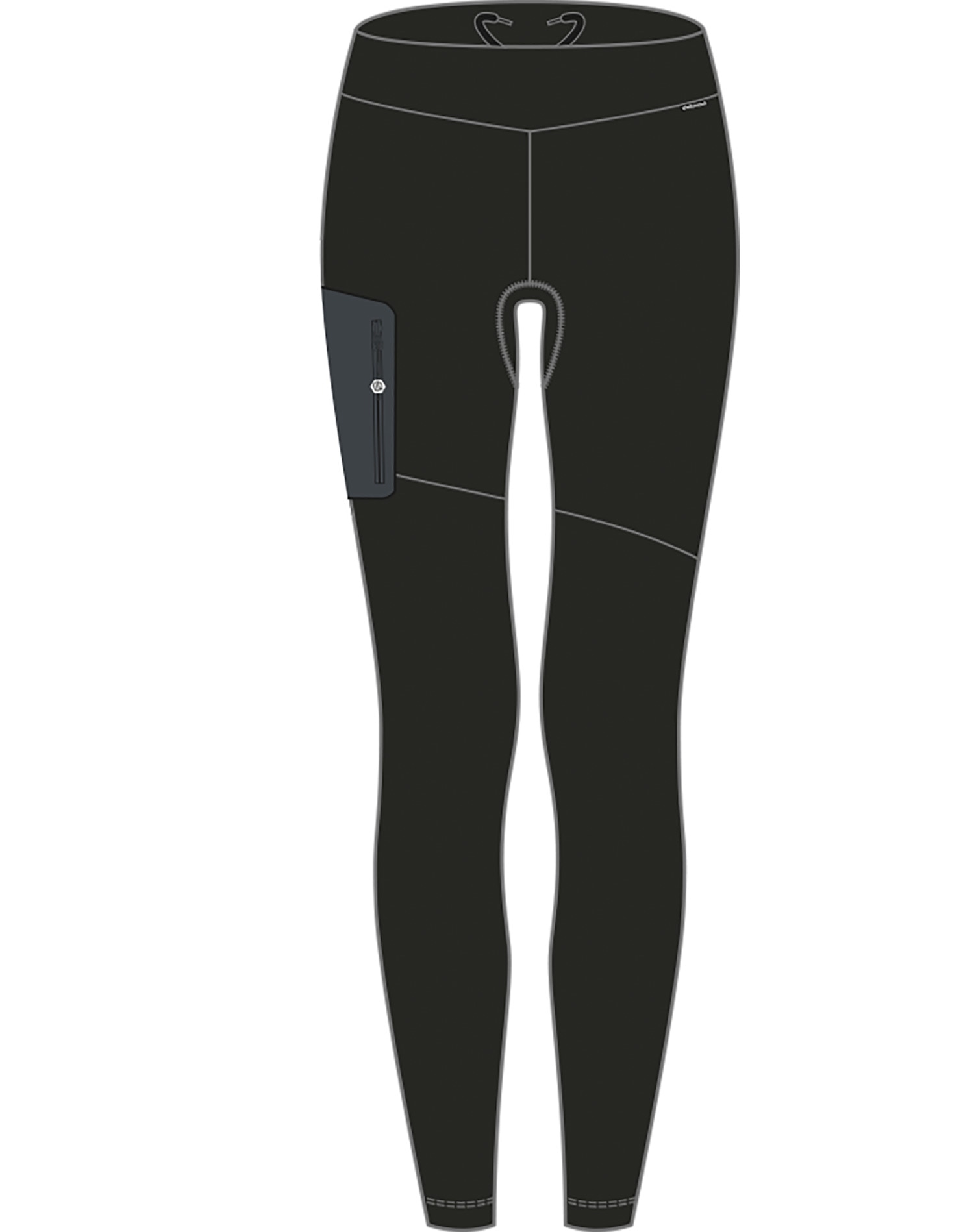 Malla de mujer Abura Tgt W Ternua - Negro Negro-3