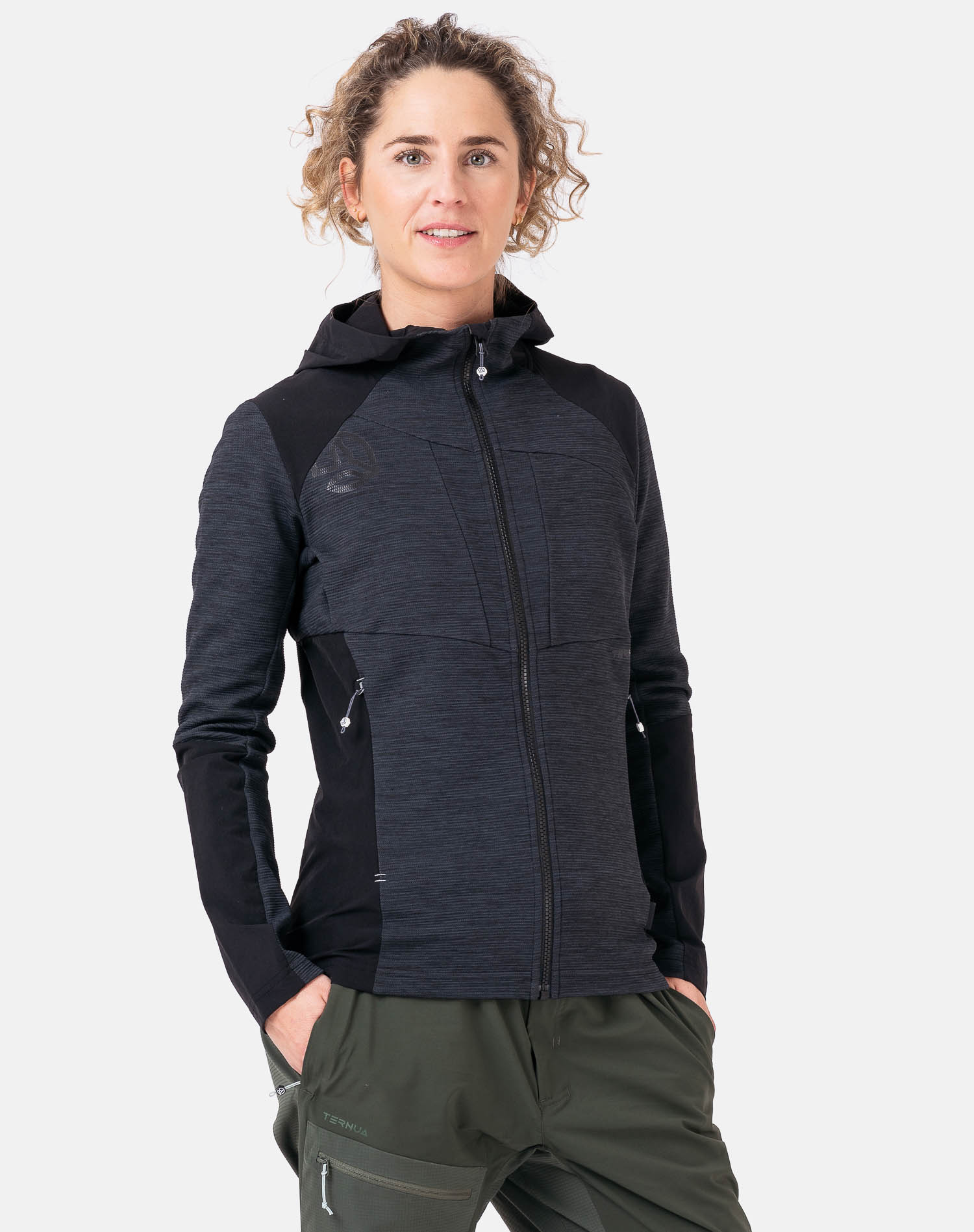 Chaqueta de mujer Tileka Hood Jkt W Ternua - Gris Gris-3
