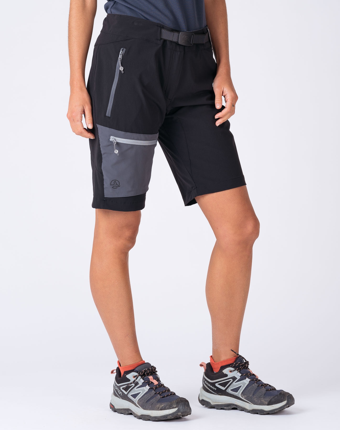 Bermuda de mujer Mikas Bmd W Ternua - Negro Negro-3