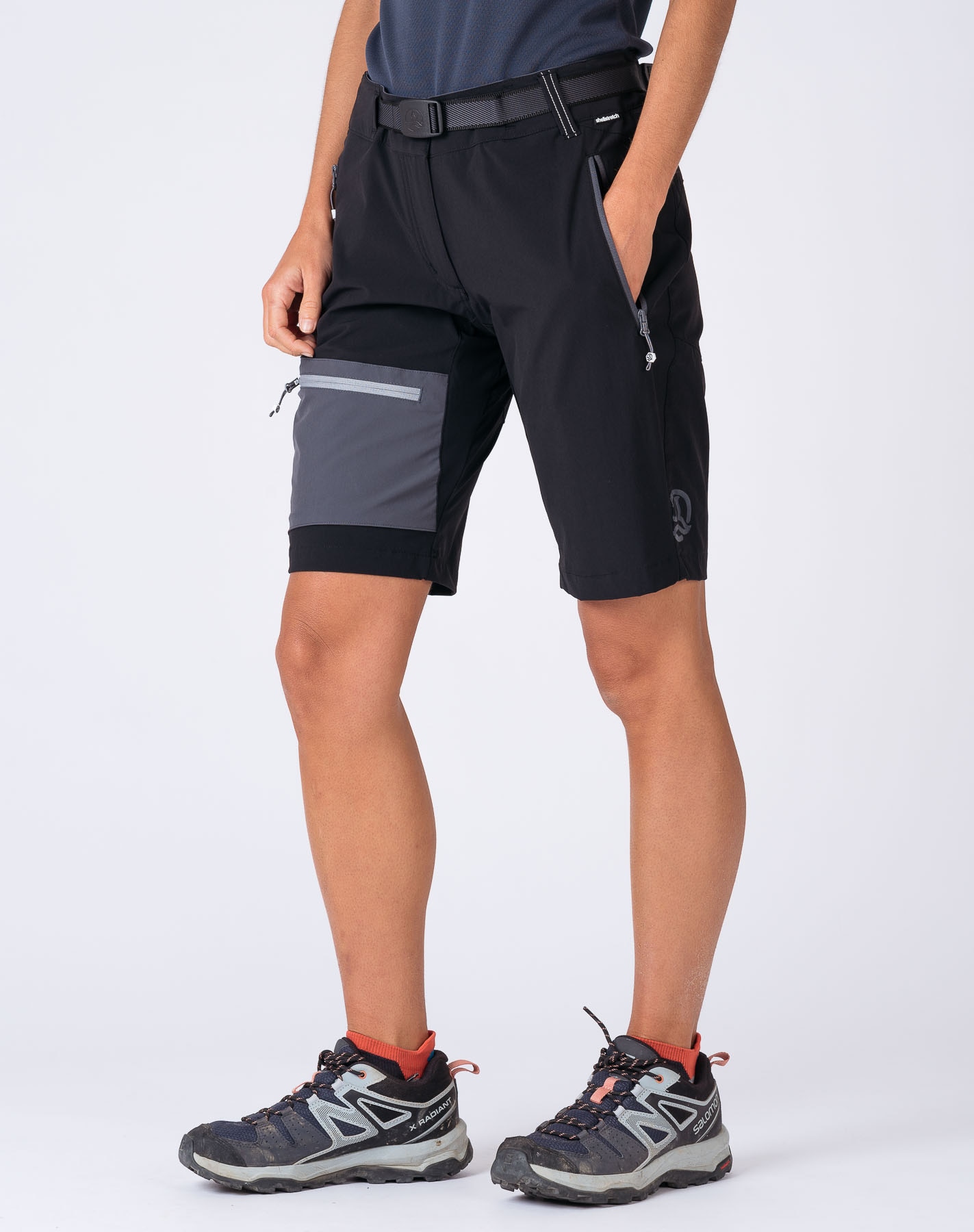 Bermuda de mujer Mikas Bmd W Ternua - Negro Negro-4