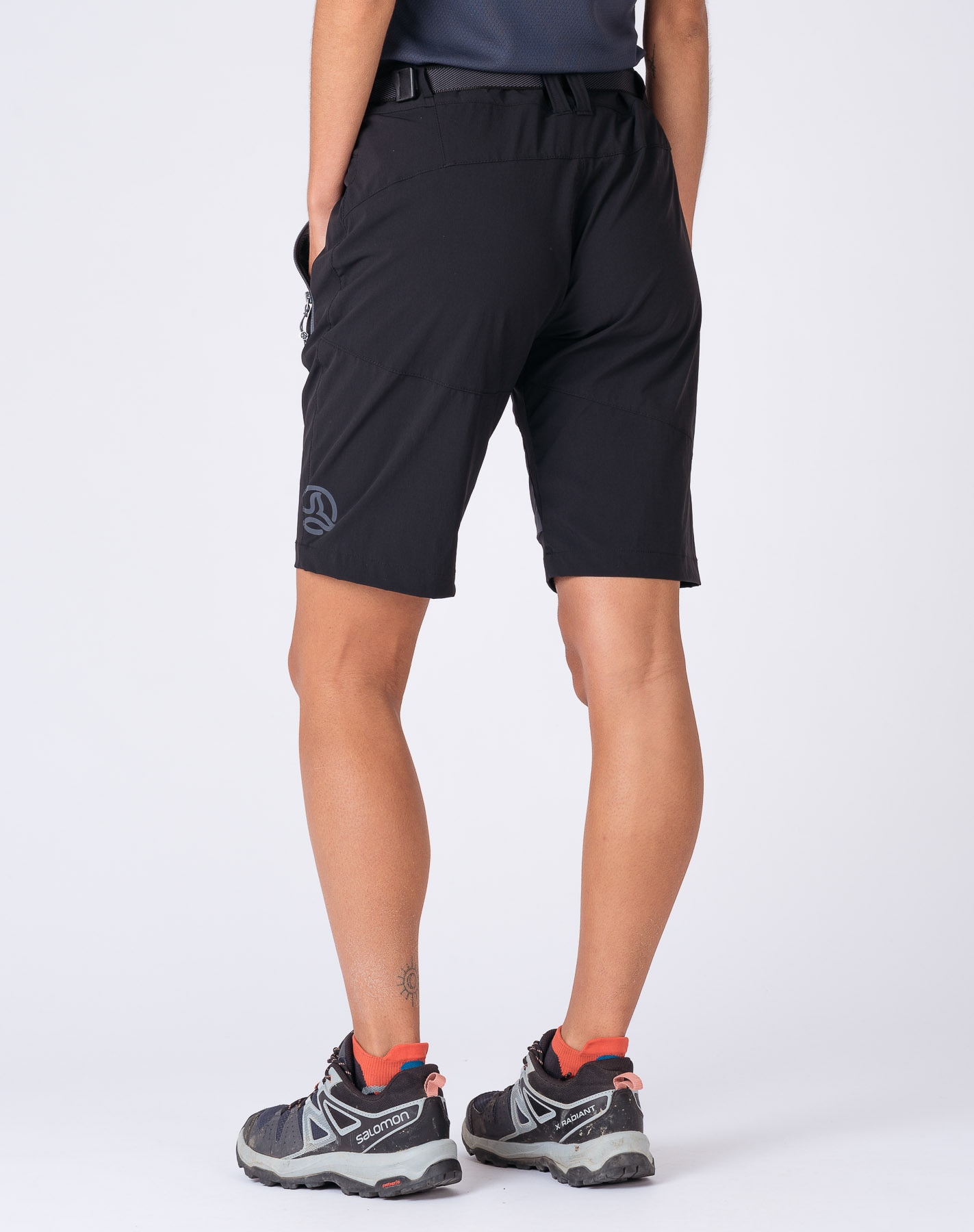 Bermuda de mujer Mikas Bmd W Ternua - Negro Negro-5